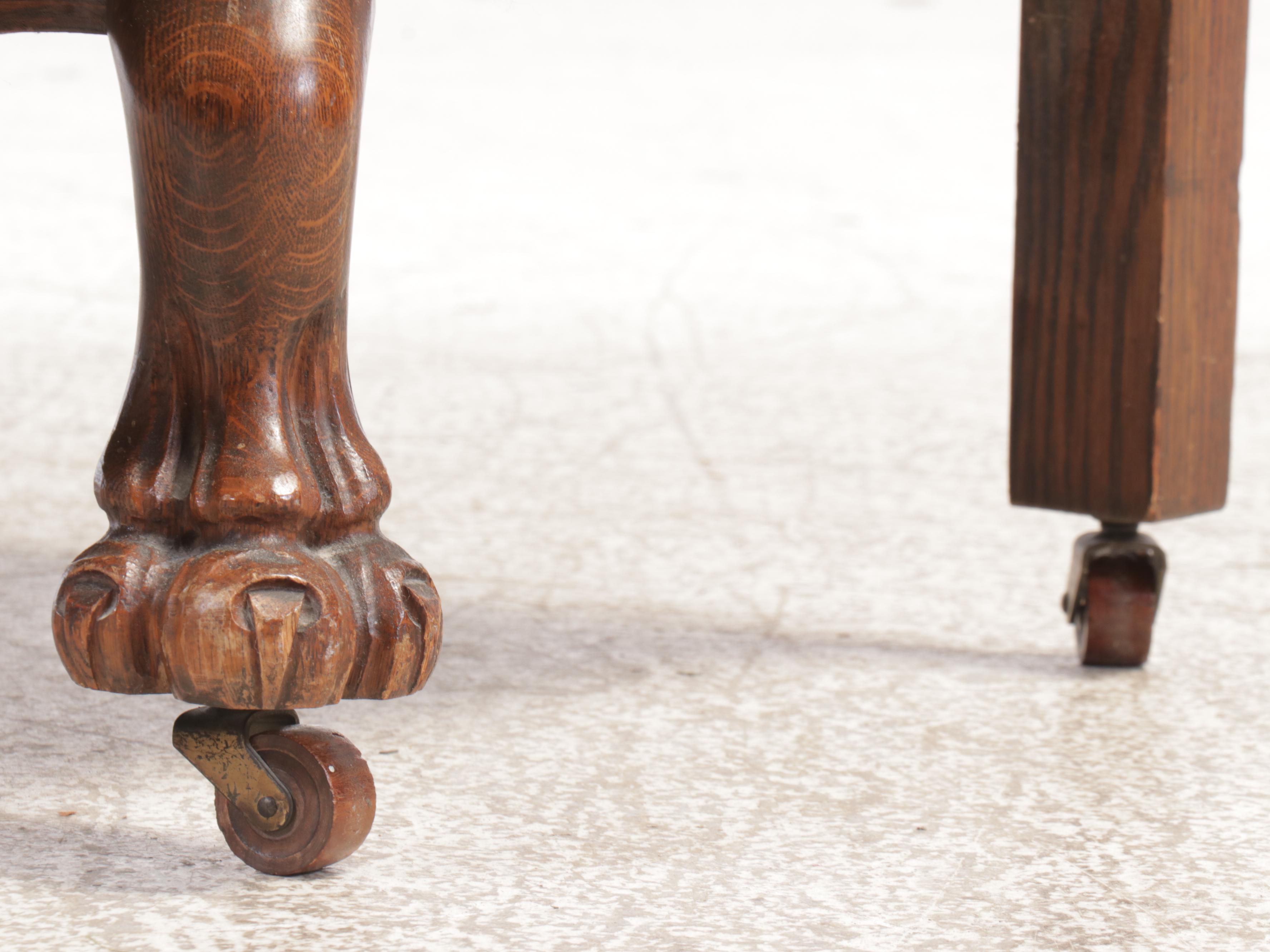 Late Victorian Tiger Oak Chest of Drawers, Early 20th Century