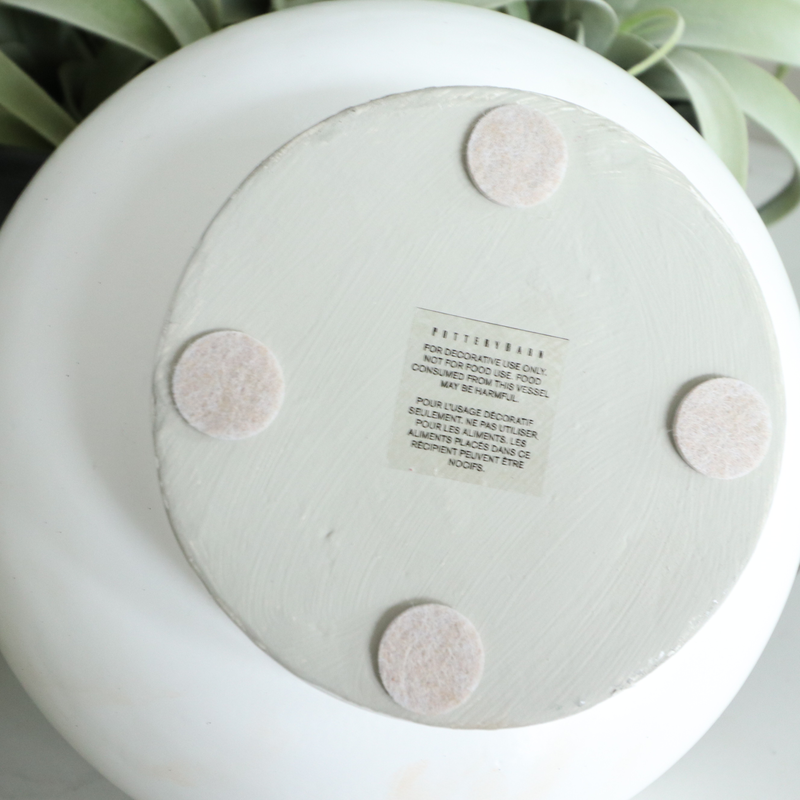 Pottery Barn "Orion" Terracotta Footed Bowls and Other Tray Décor