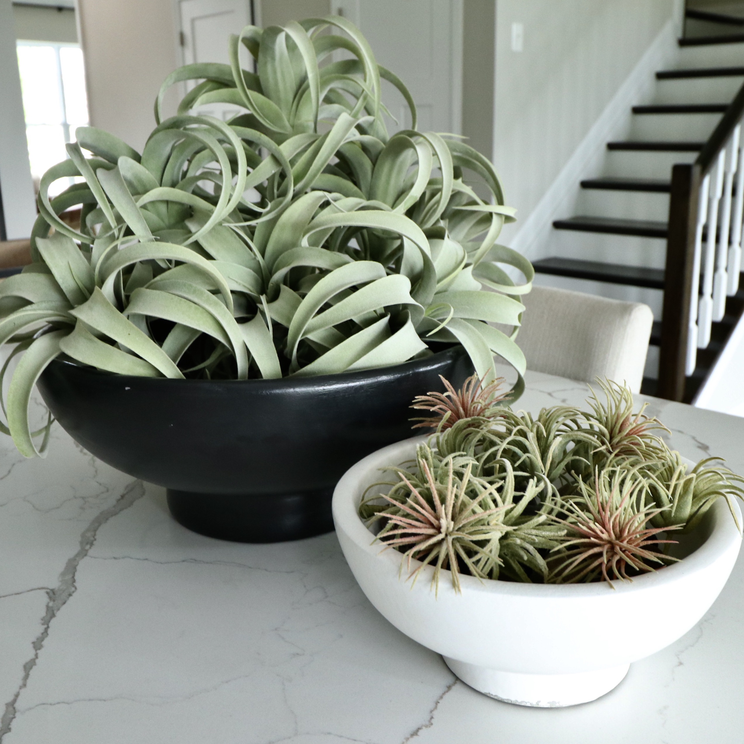 Pottery Barn "Orion" Terracotta Footed Bowls and Other Tray Décor