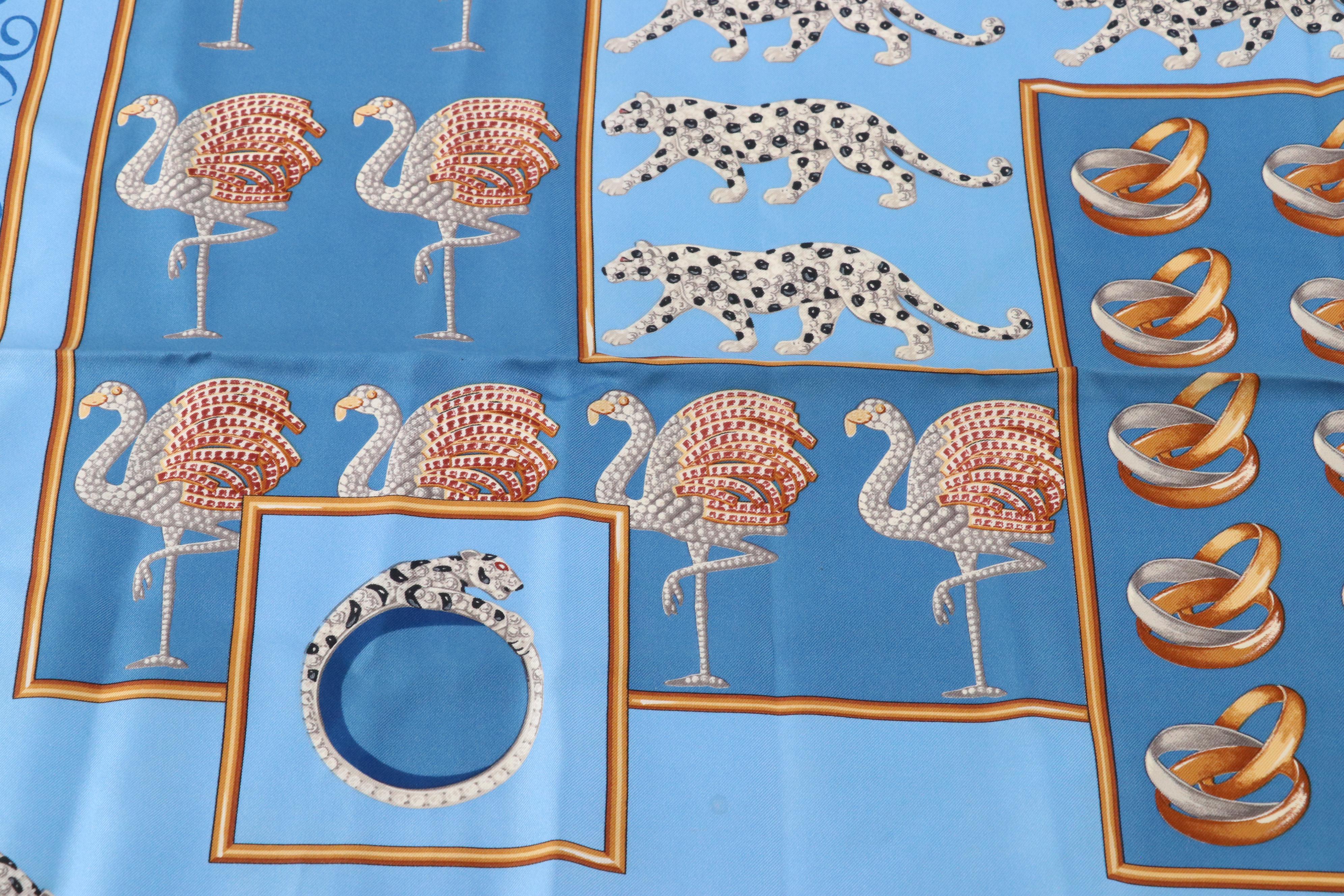 Cartier Printed Silk Twill Scarf