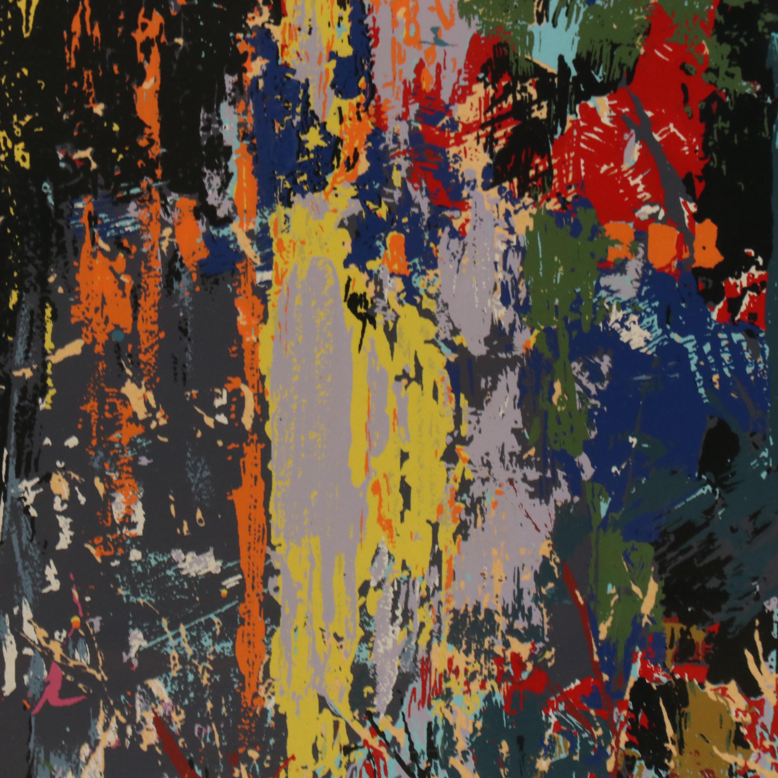 LeRoy Neiman Serigraph "Plaza Square"