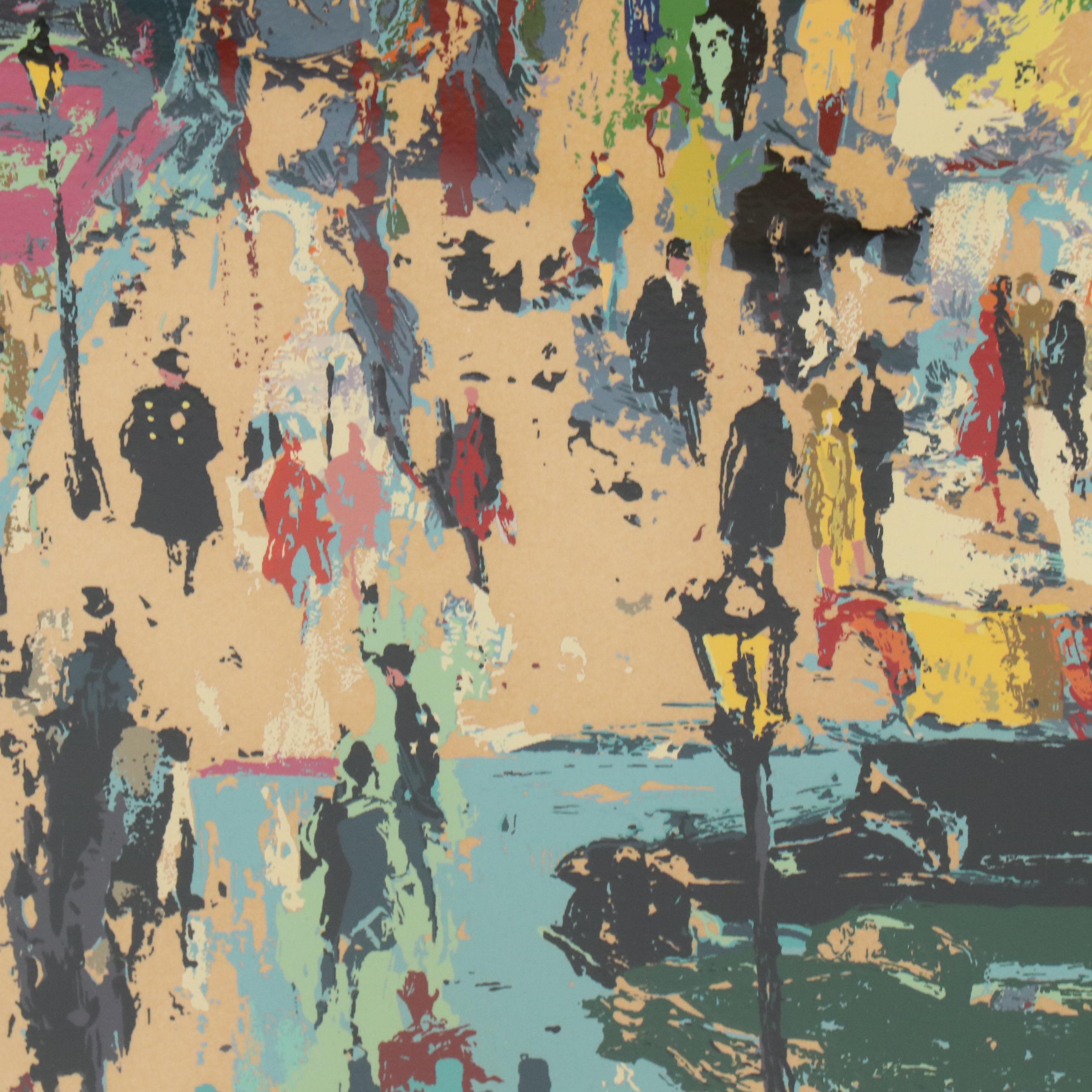 LeRoy Neiman Serigraph "Plaza Square"