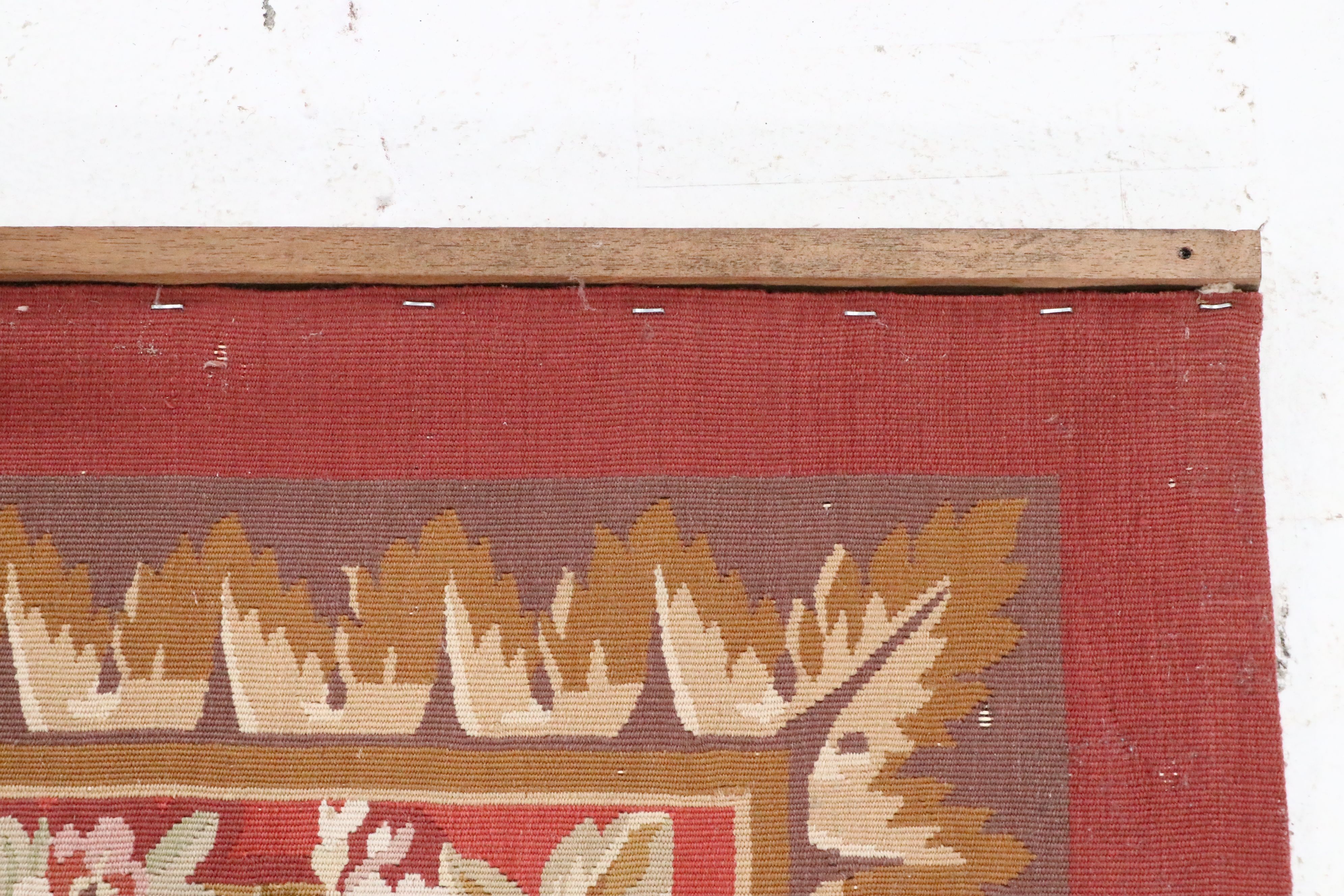 7'11 x 11'1 Handmade Sino-French Aubusson Needlepoint Area Rug