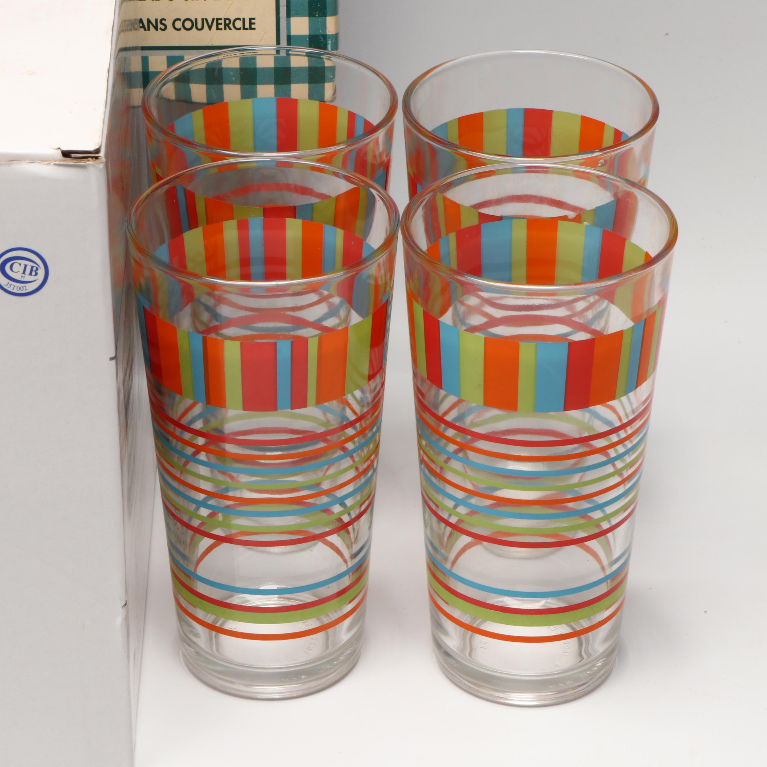 Grenada Porcelain Roaster Pan with Other Kitchen Accessories