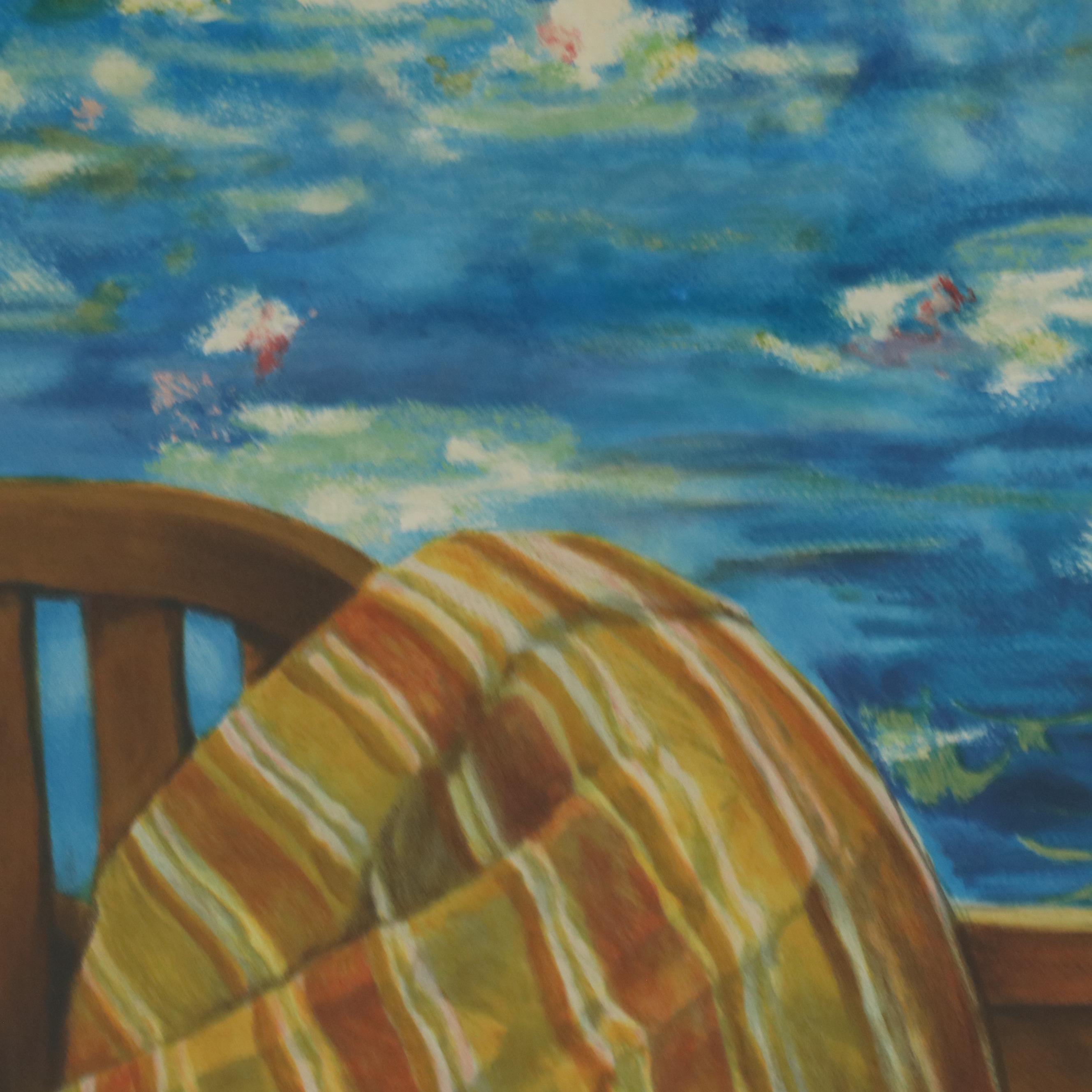 Charles Bragg Lithograph "Portrait of Monet"