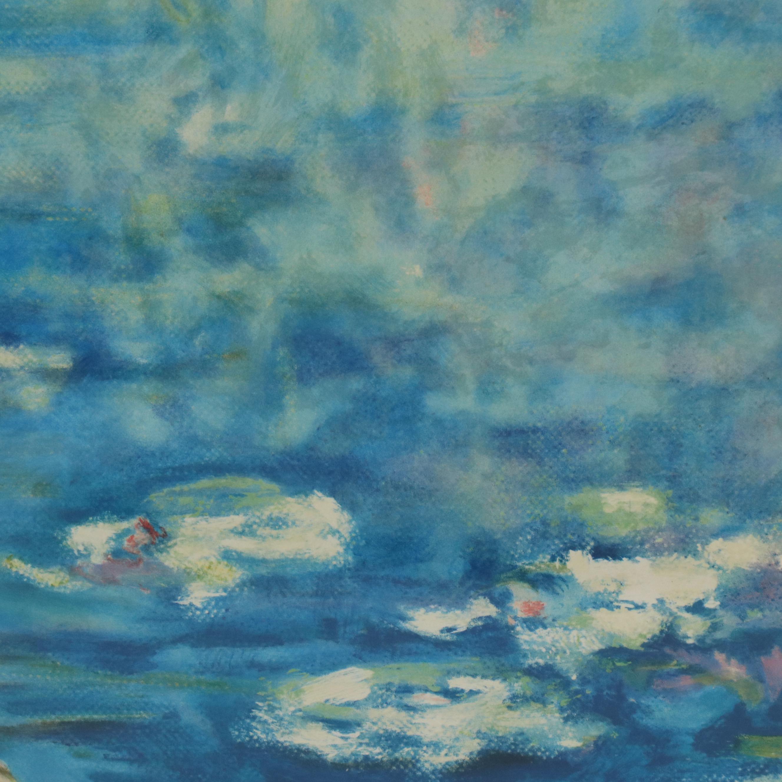 Charles Bragg Lithograph "Portrait of Monet"