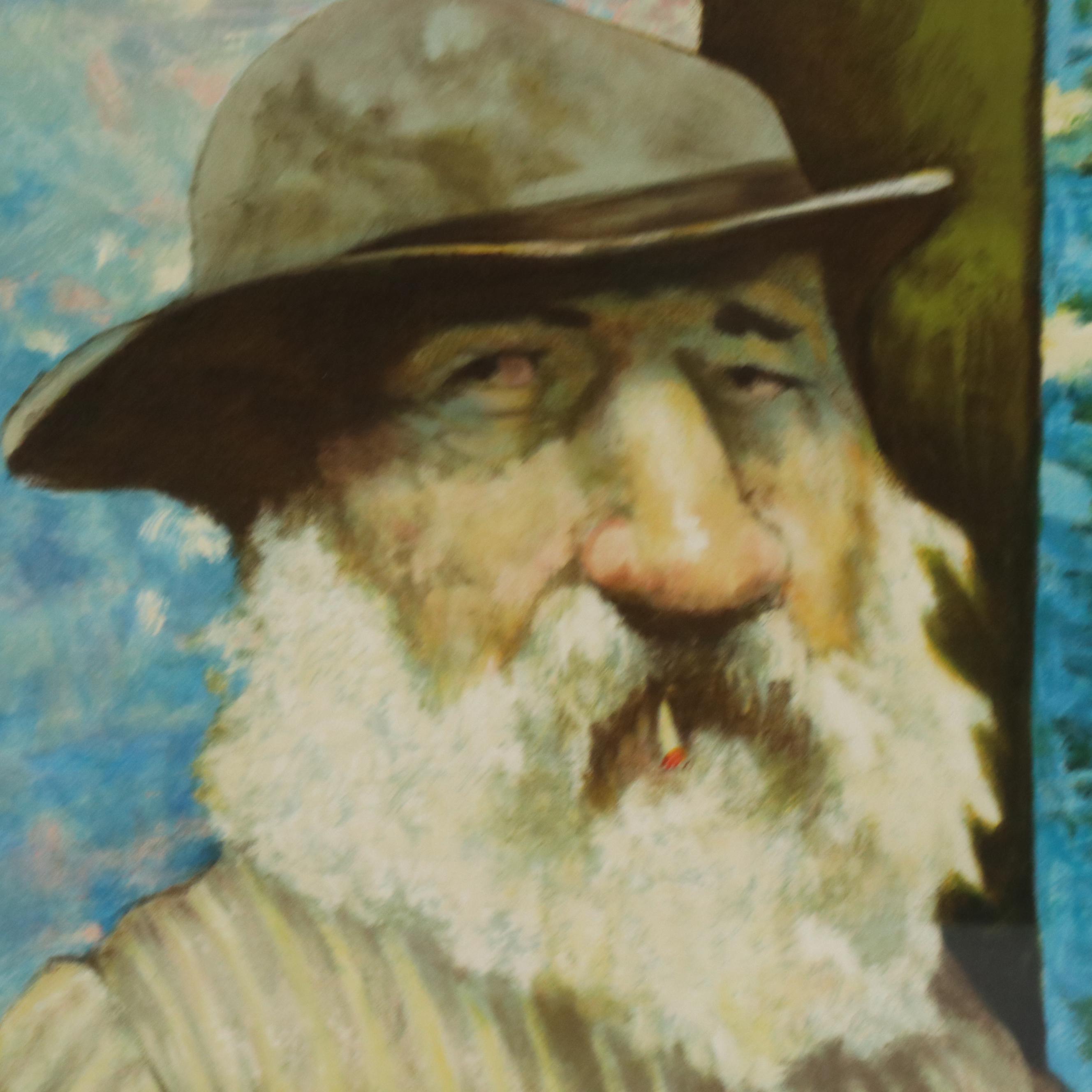 Charles Bragg Lithograph "Portrait of Monet"