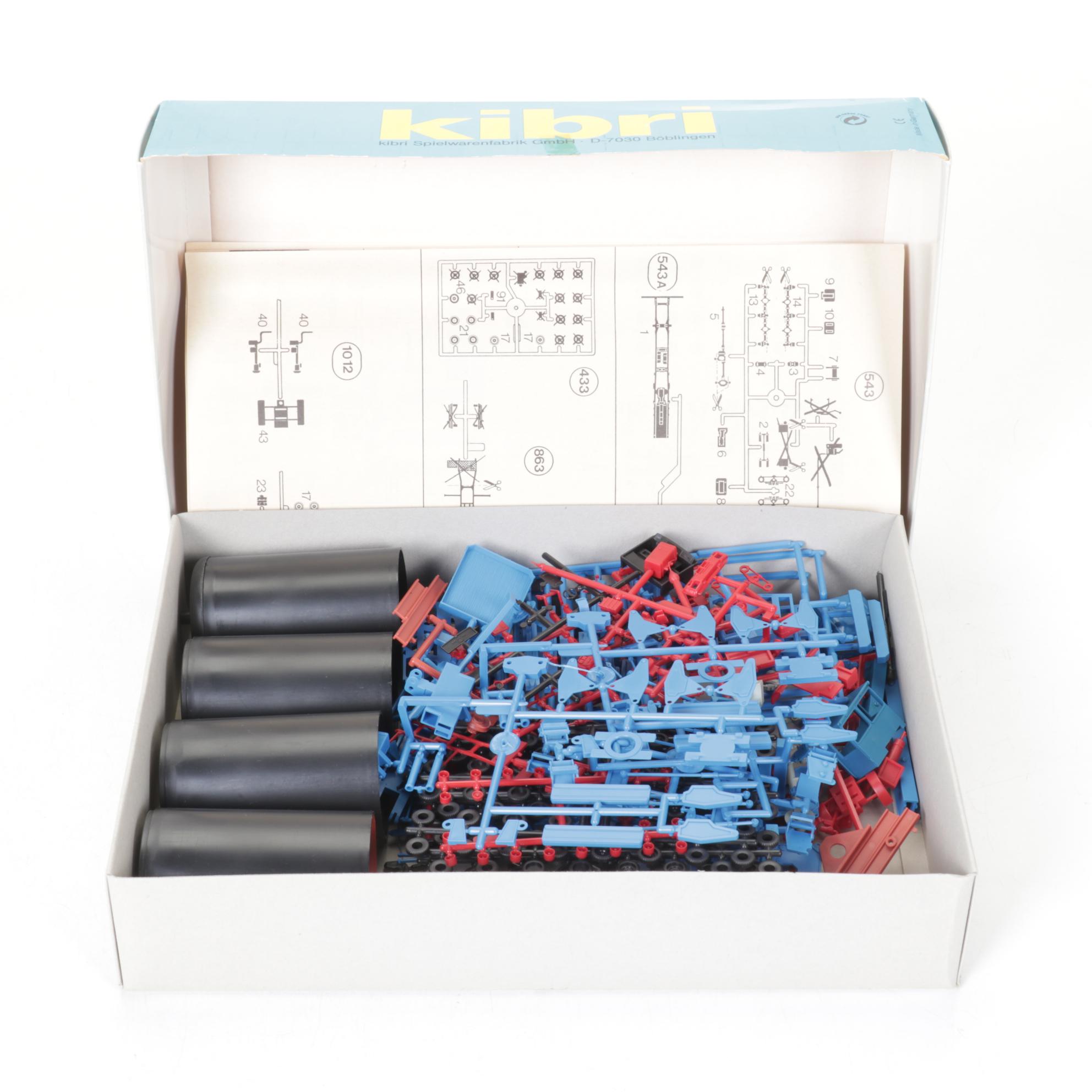 Fifteen Kibri HO Scale Model Work Trucks