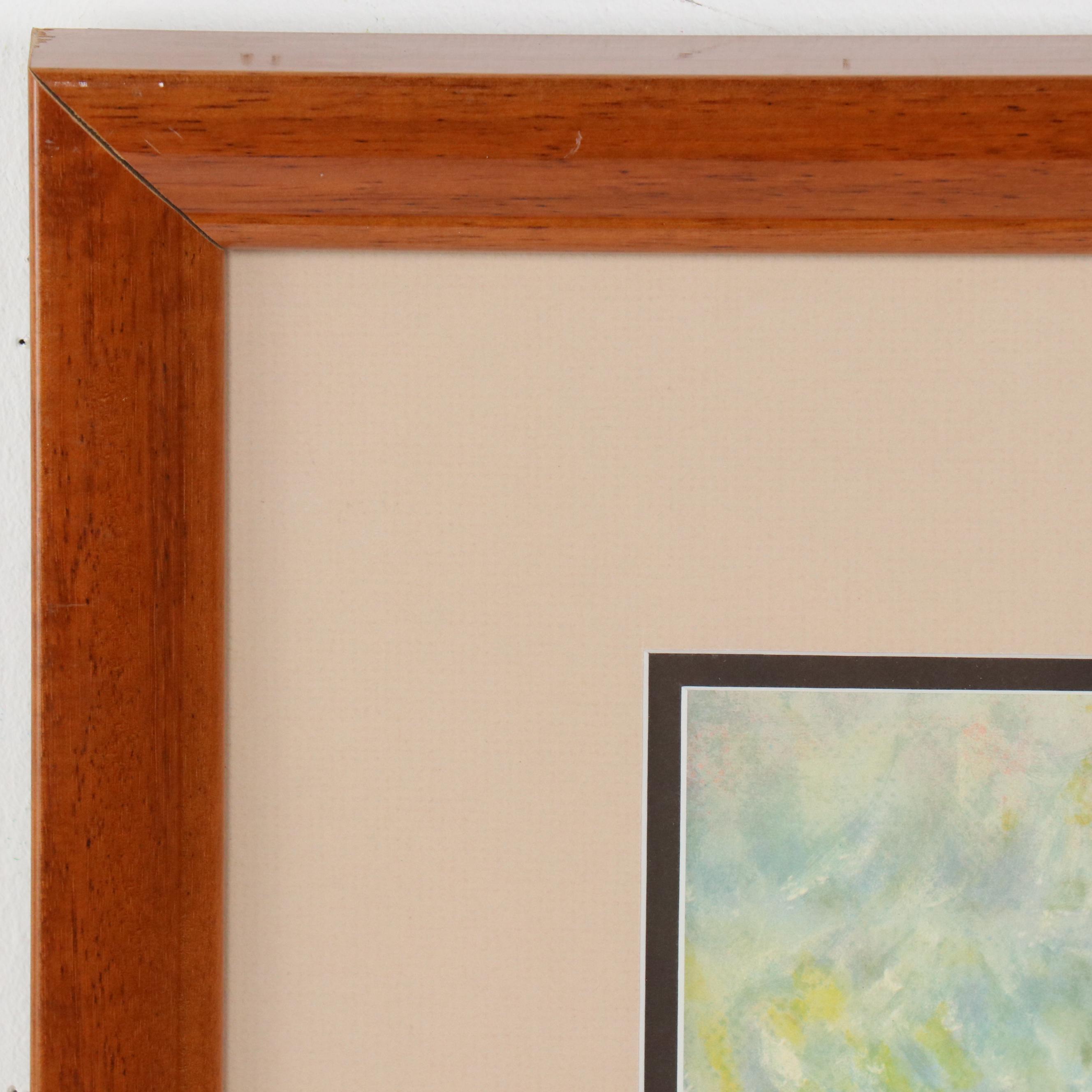 Charles Bragg Lithograph "Portrait of Monet"