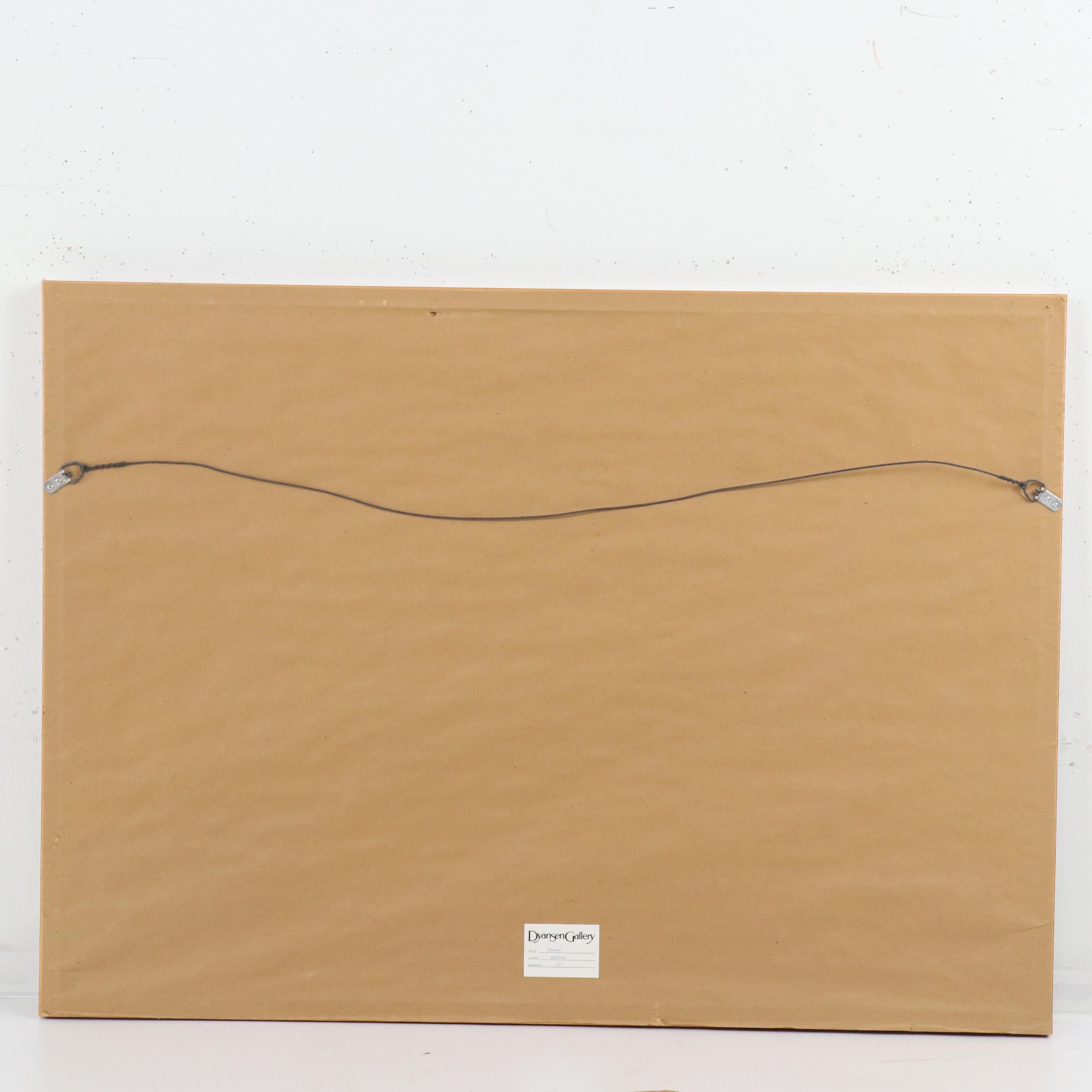 Charles Bragg Lithograph "Portrait of Monet"