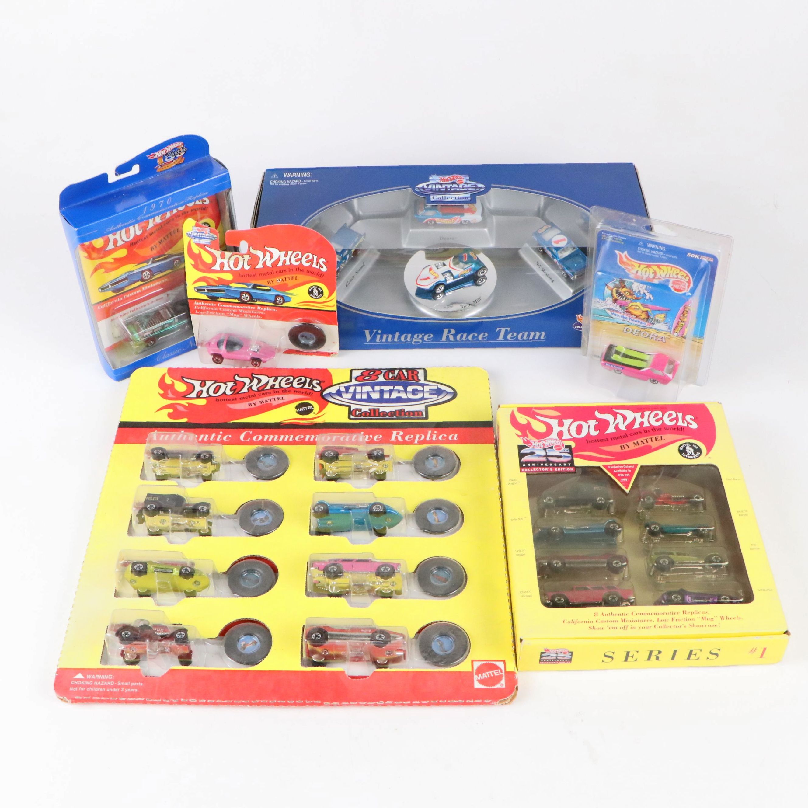 Hot Wheels 25th Anniversary Collectors Edition, Vintage Race Team and More Cars