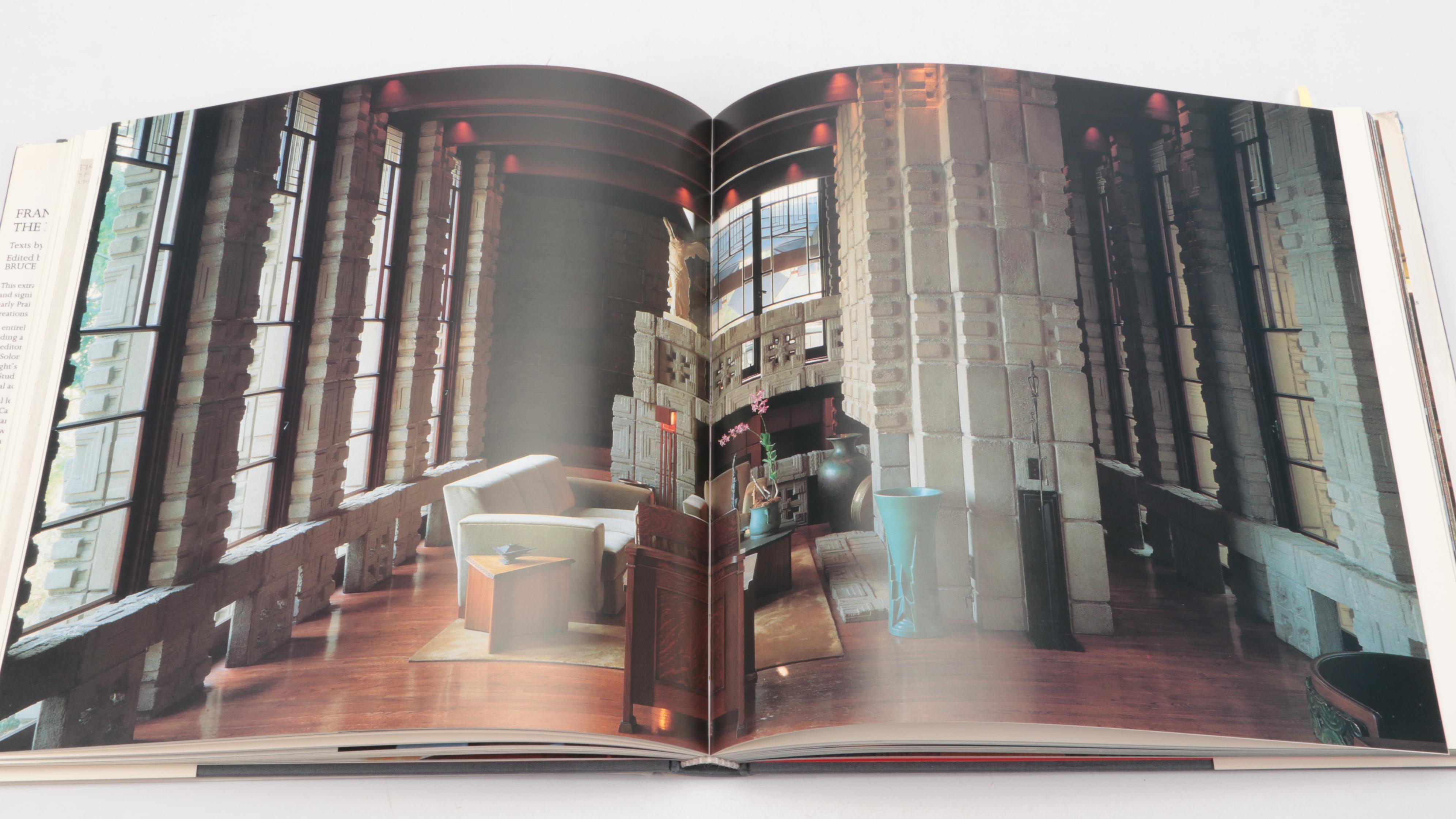 Signed First Edition "Frank Lloyd Wright: The Masterworks" by Bruce B. Pfeiffer