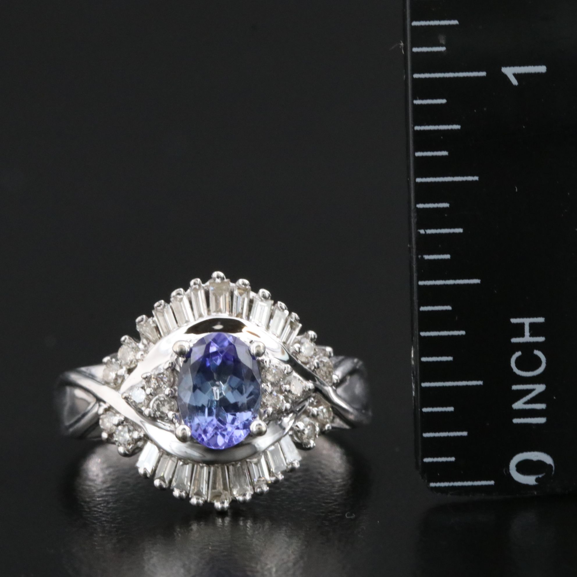 14K Tanzanite and Diamond Ring
