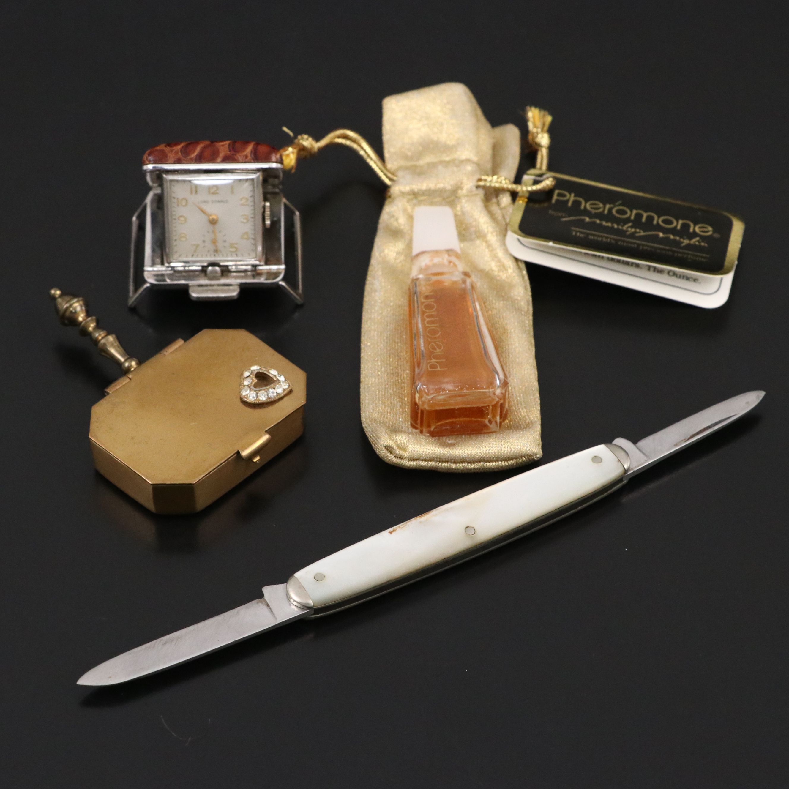 Marilyn Miglin Pheromone Perfume with Lord Donald Travel Clock and More