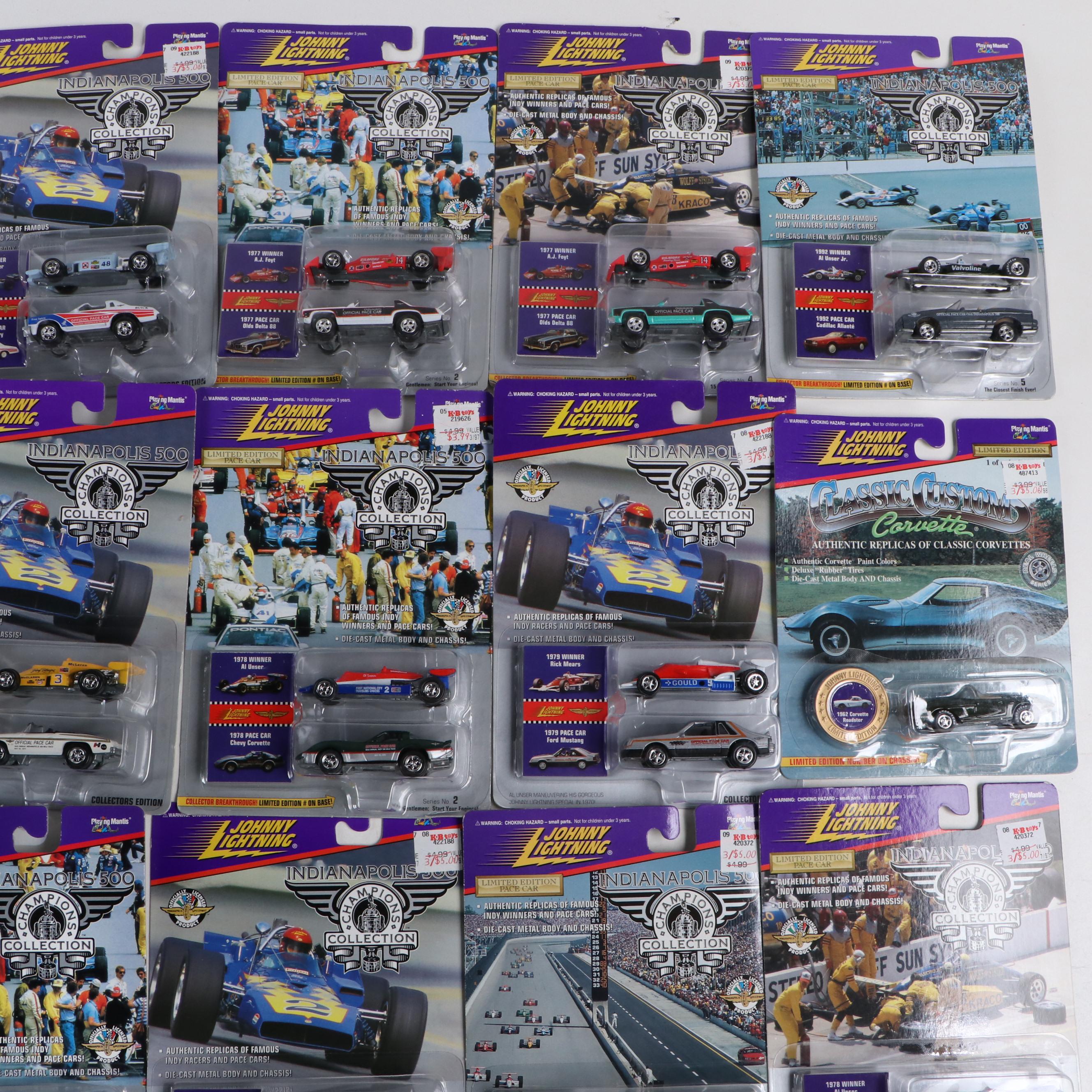 Johnny Lightning "Indianapolis Champions Collection" Toy Cars, 1996