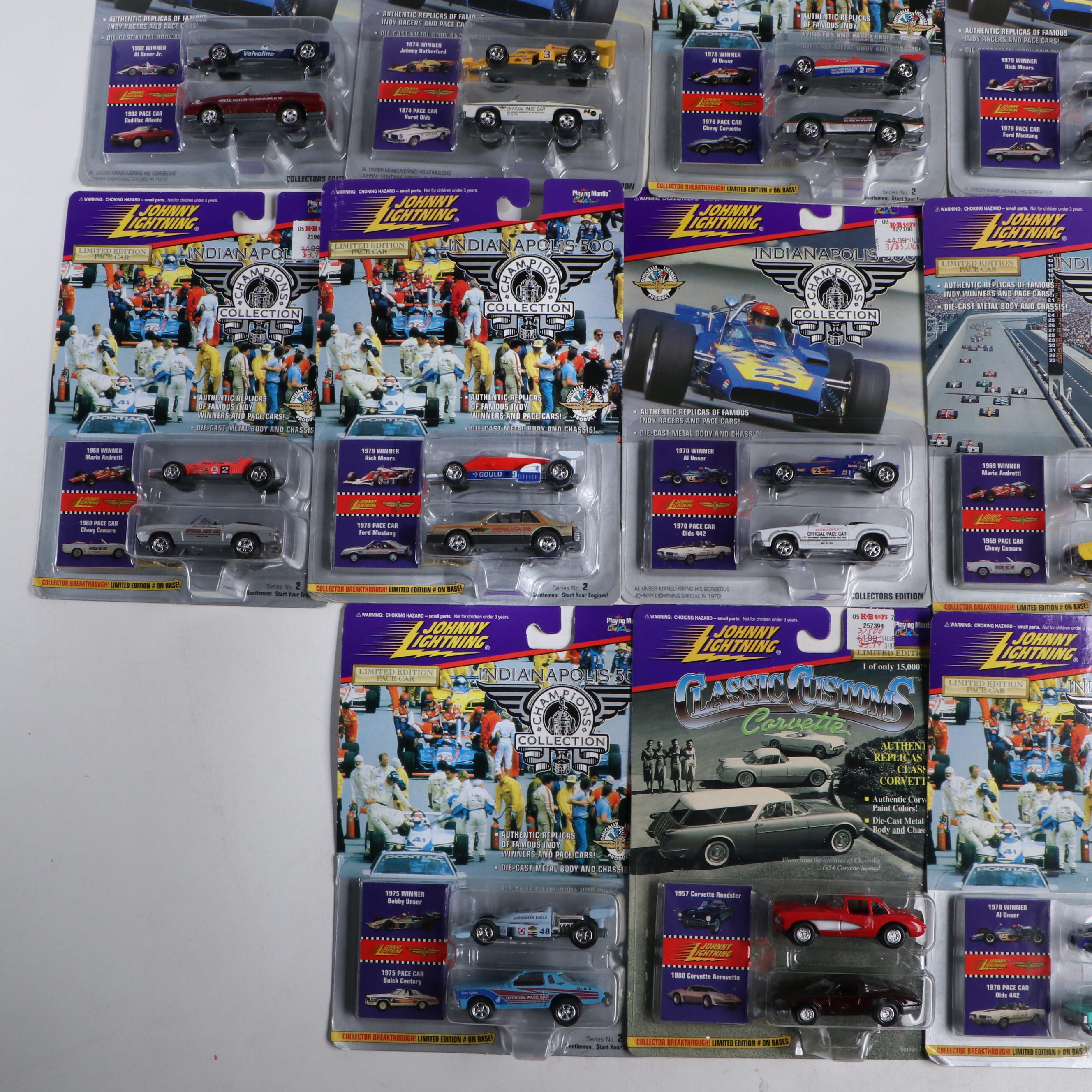 Johnny Lightning "Indianapolis Champions Collection" Toy Cars, 1996