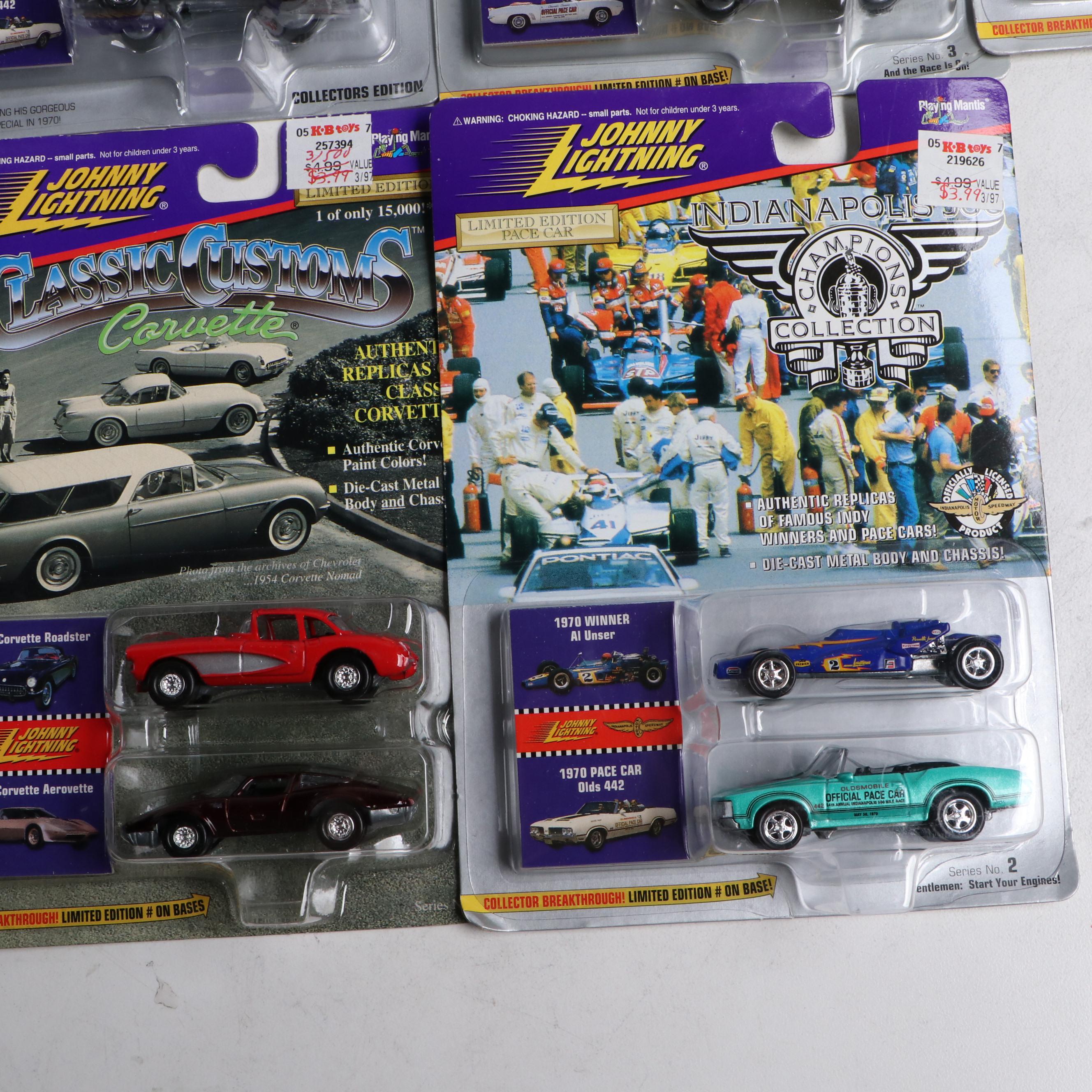 Johnny Lightning "Indianapolis Champions Collection" Toy Cars, 1996