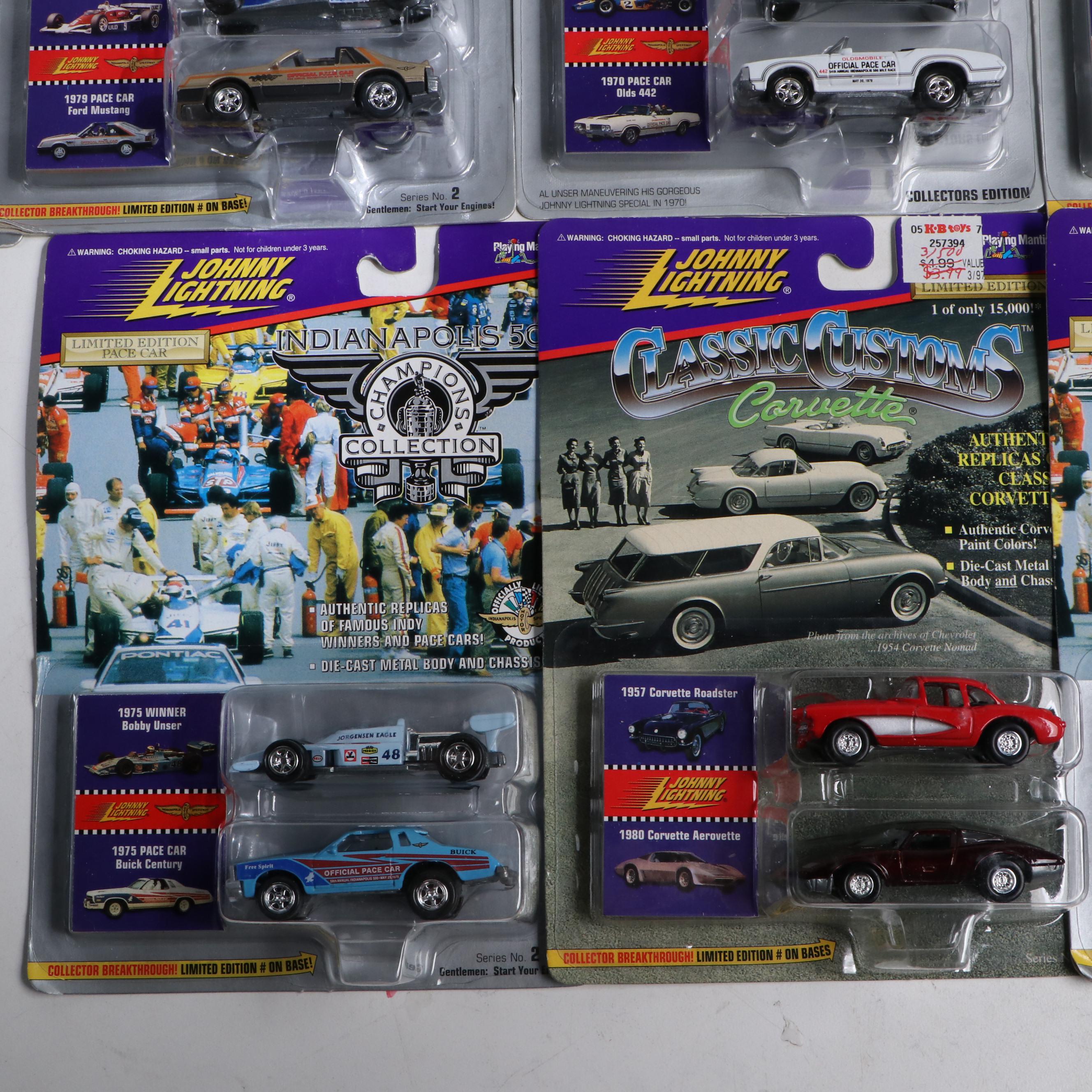 Johnny Lightning "Indianapolis Champions Collection" Toy Cars, 1996