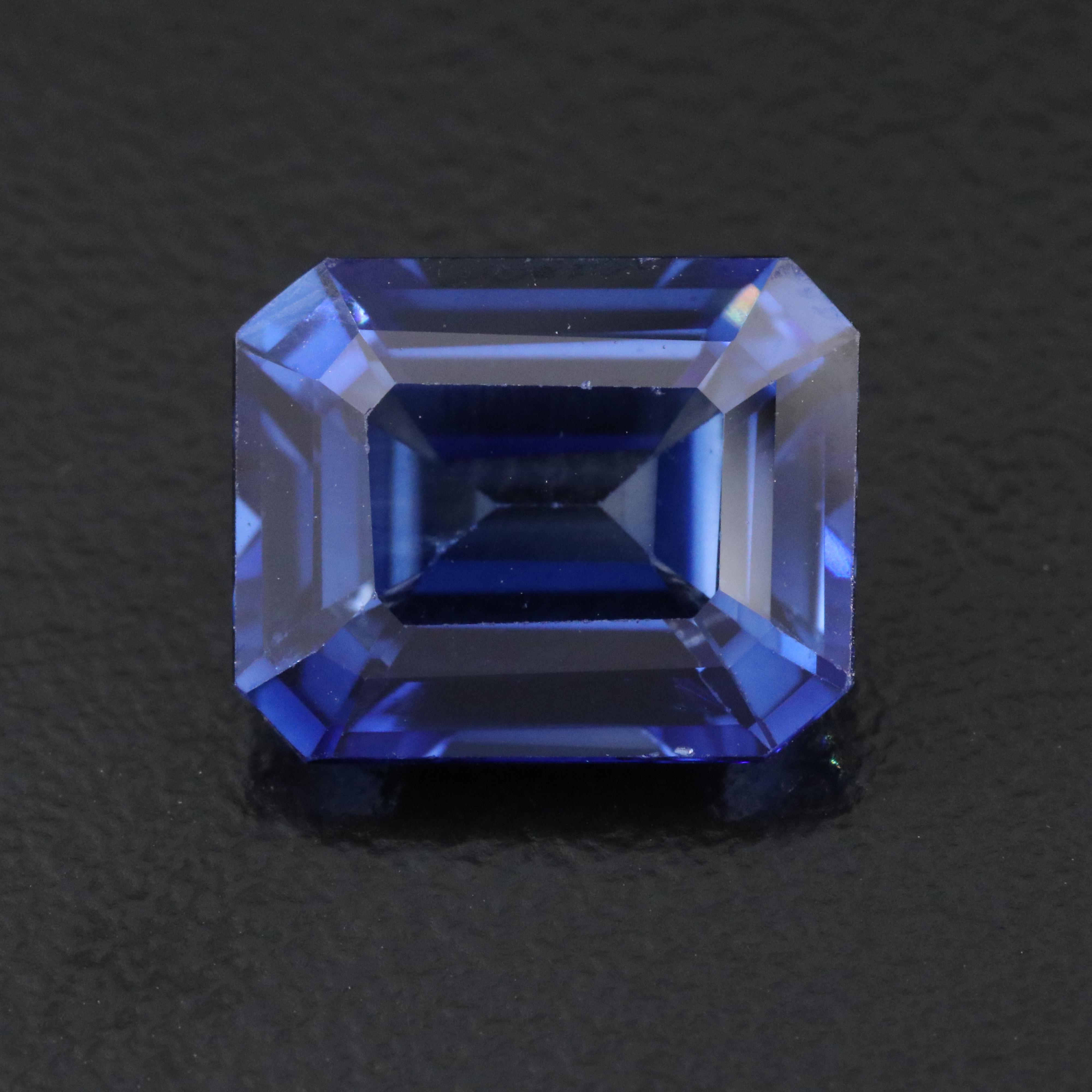 Loose 6.97 CT Lab Grown Sapphire