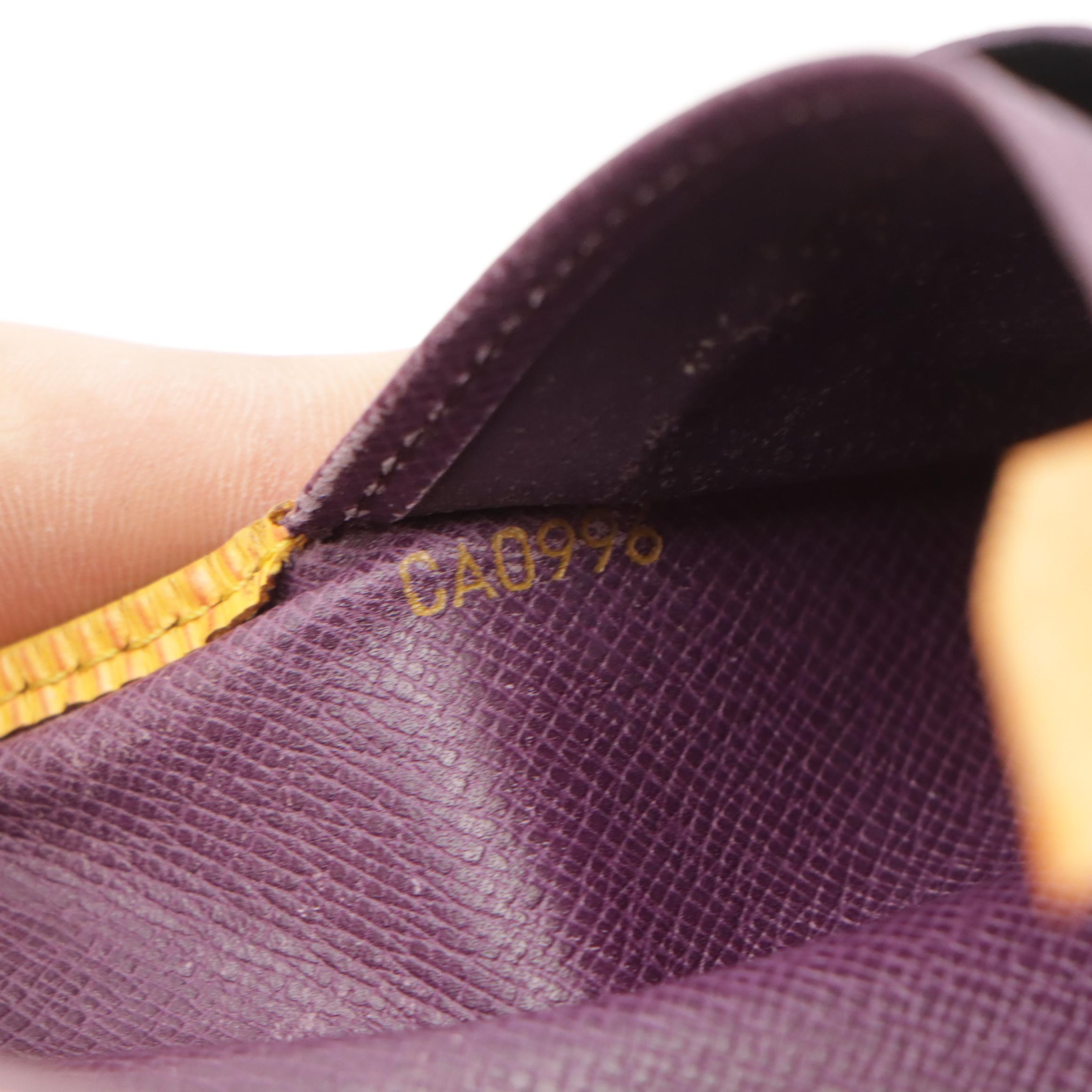 Louis Vuitton Porte-Trésor International in Tassil Yellow Epi Leather