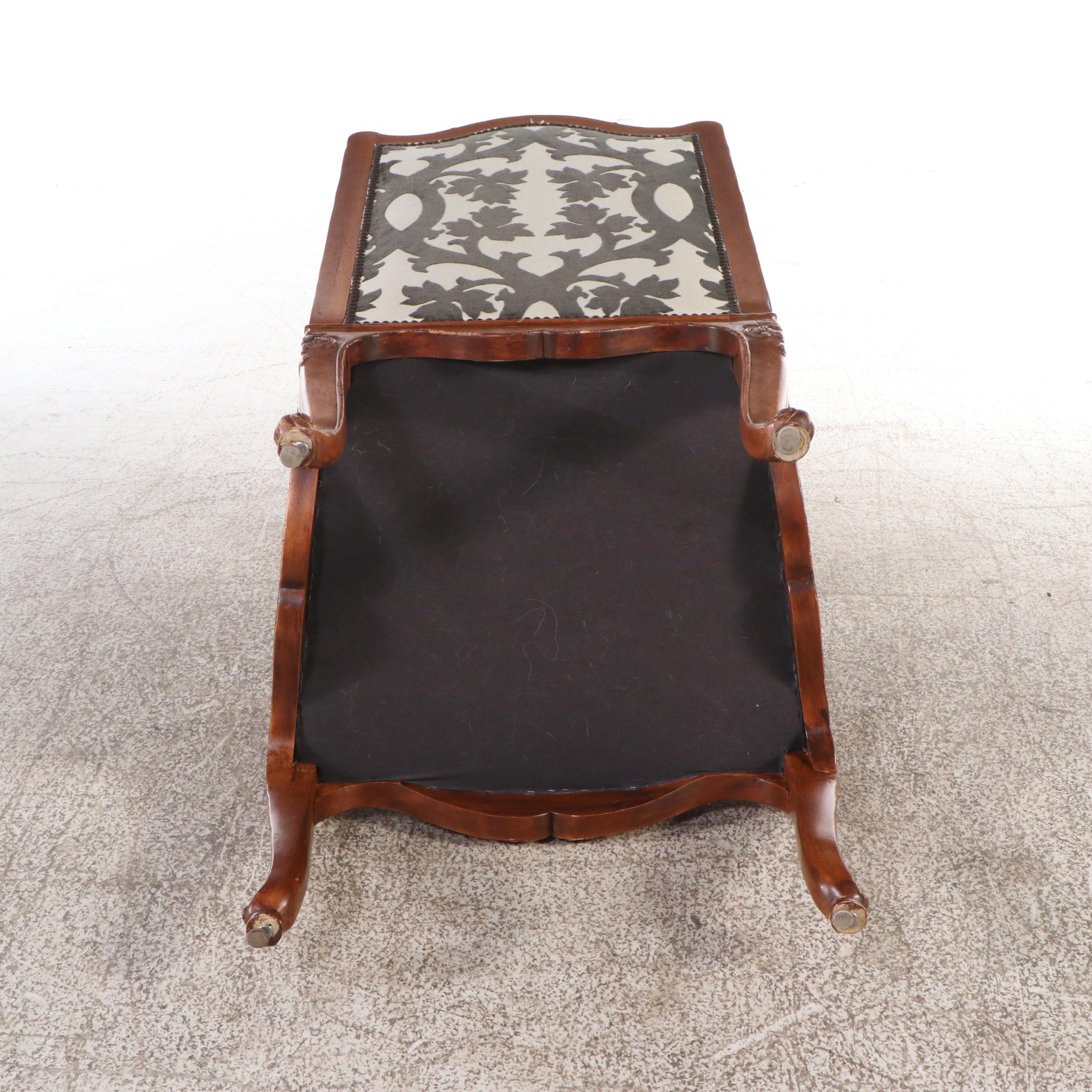 Baker Furniture Louis XV Style Carved Dining Table and Eight Chairs