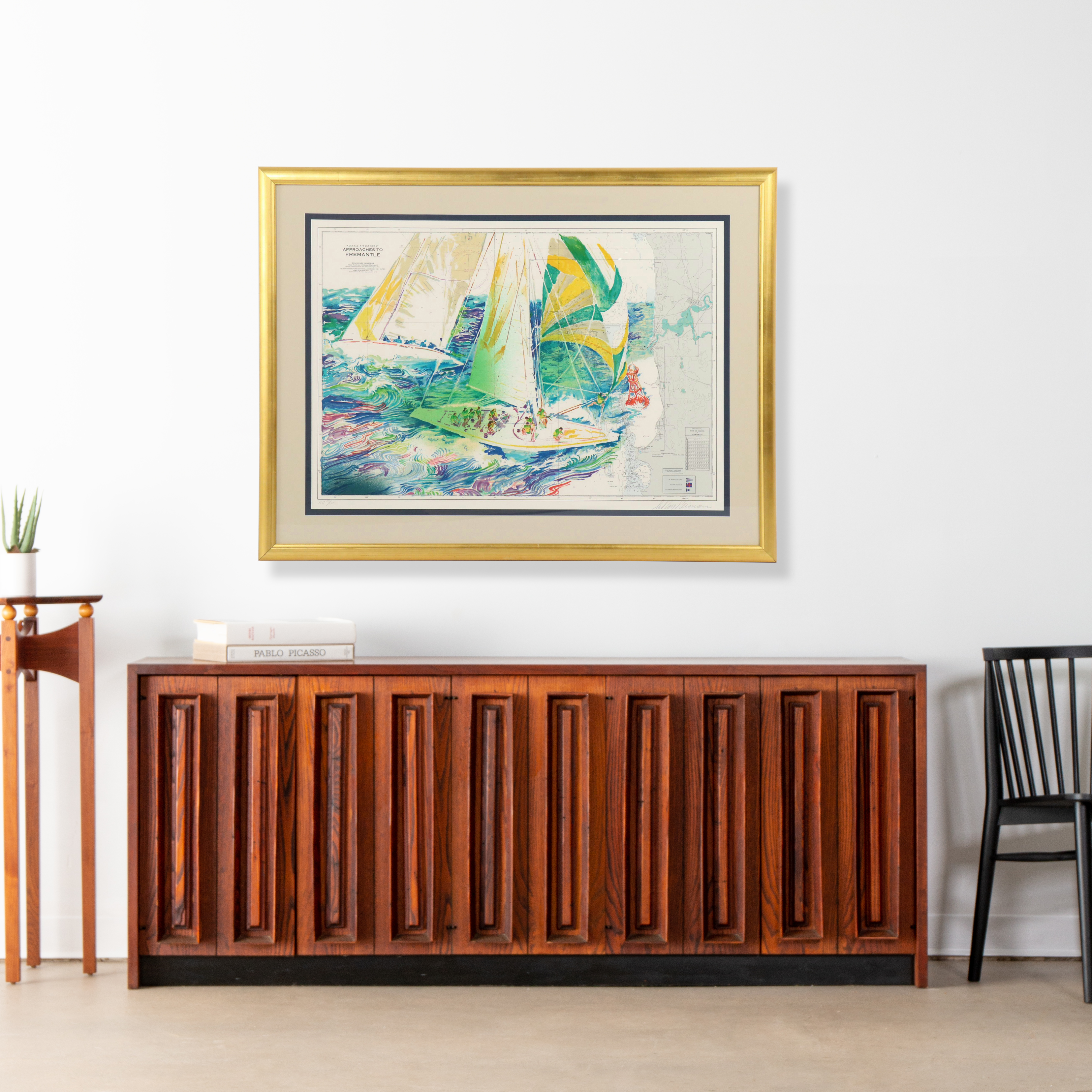 LeRoy Neiman Serigraph "The America’s Cup - Australia"