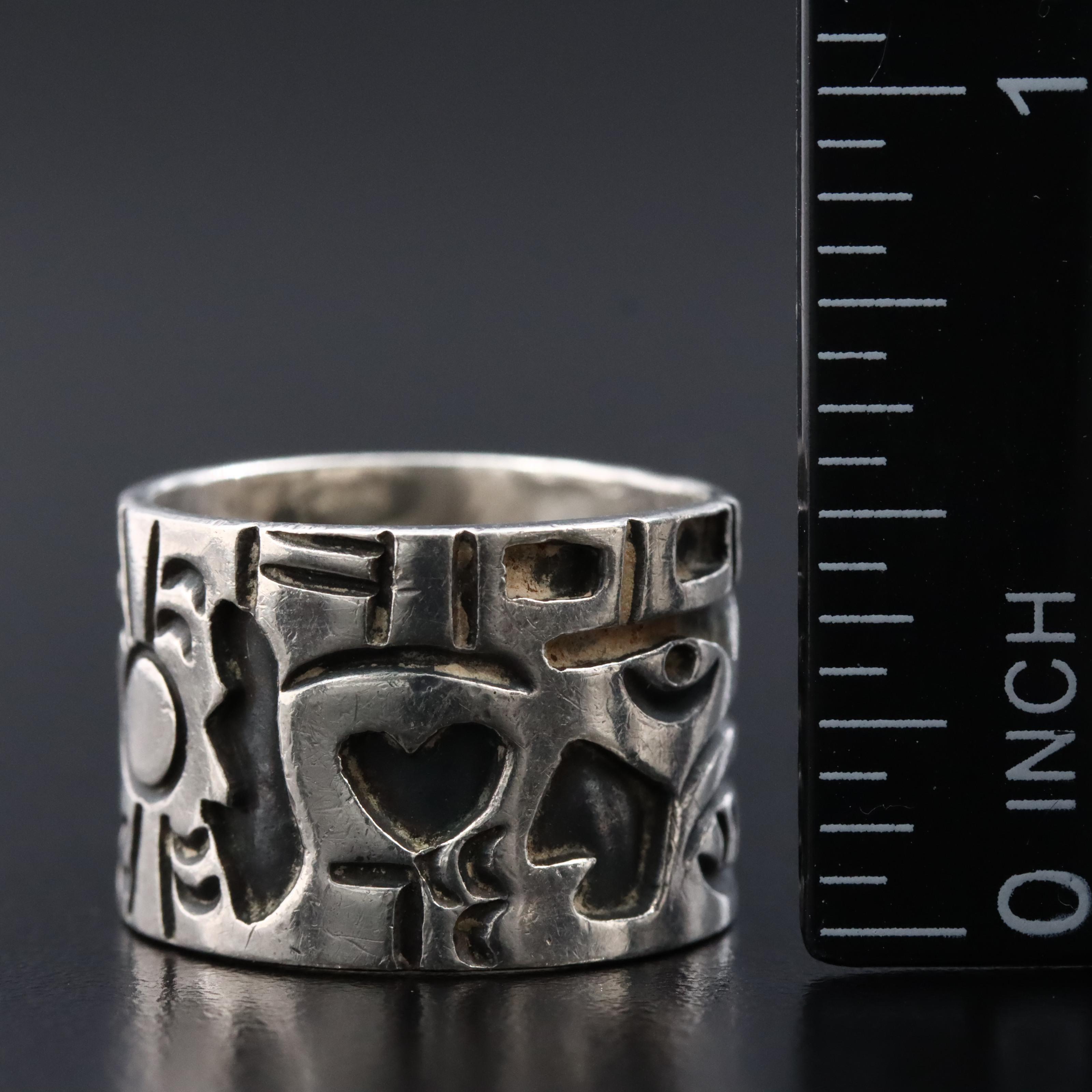 Sterling Irish, Mexican and Southwestern Cut-Out Bands