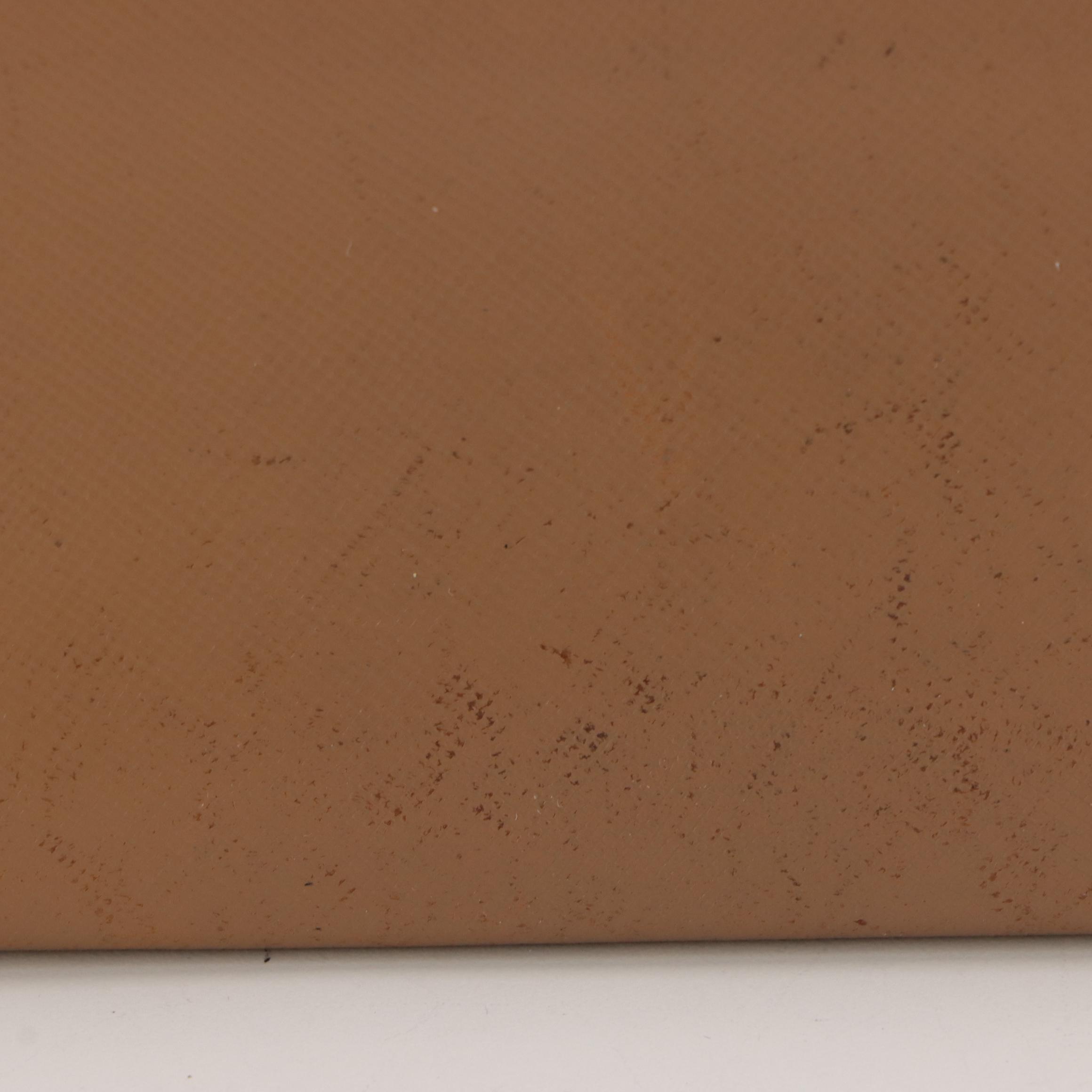 Prada Long Wallet in Beige Saffiano Leather