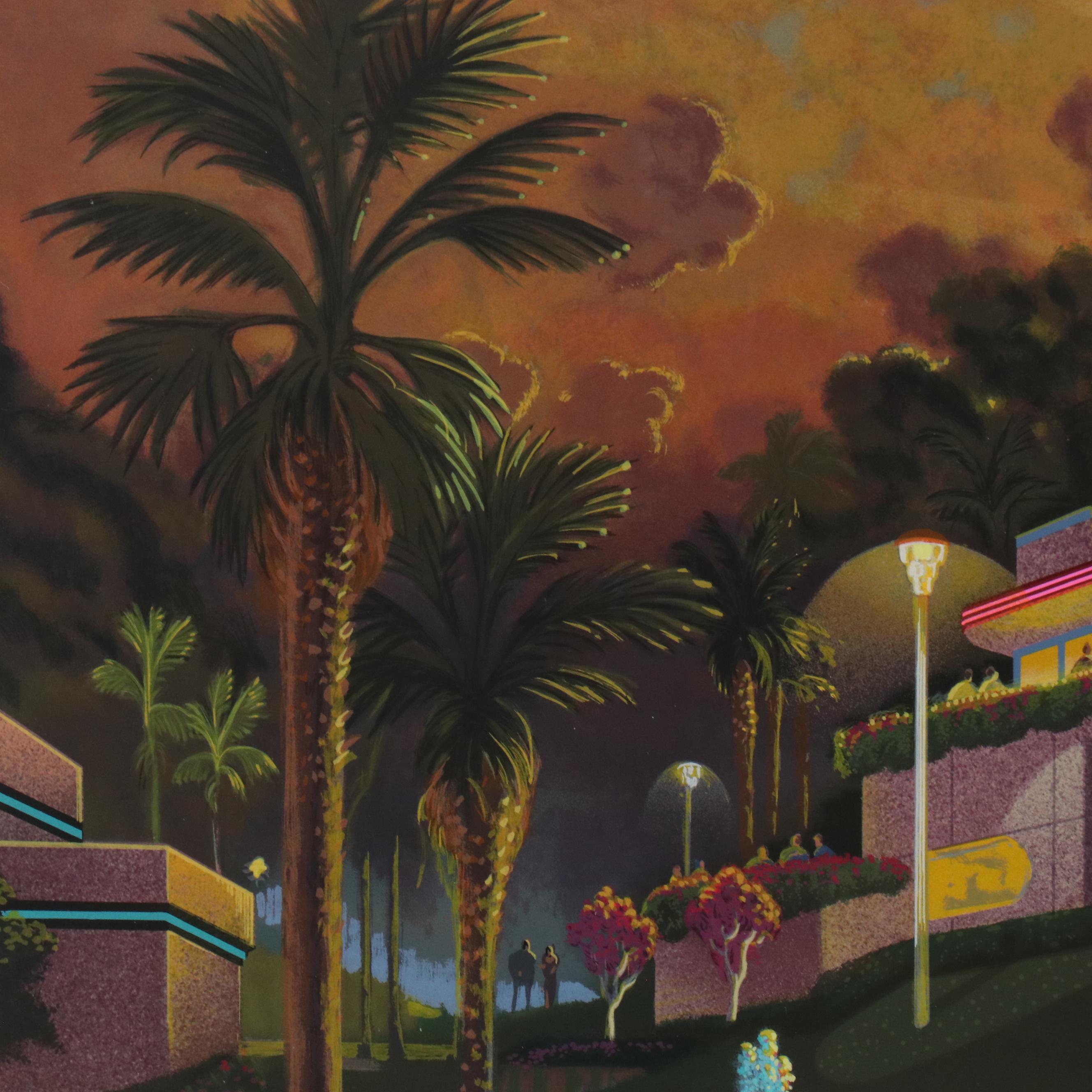 Michael Young Serigraph "Sunset Splash"