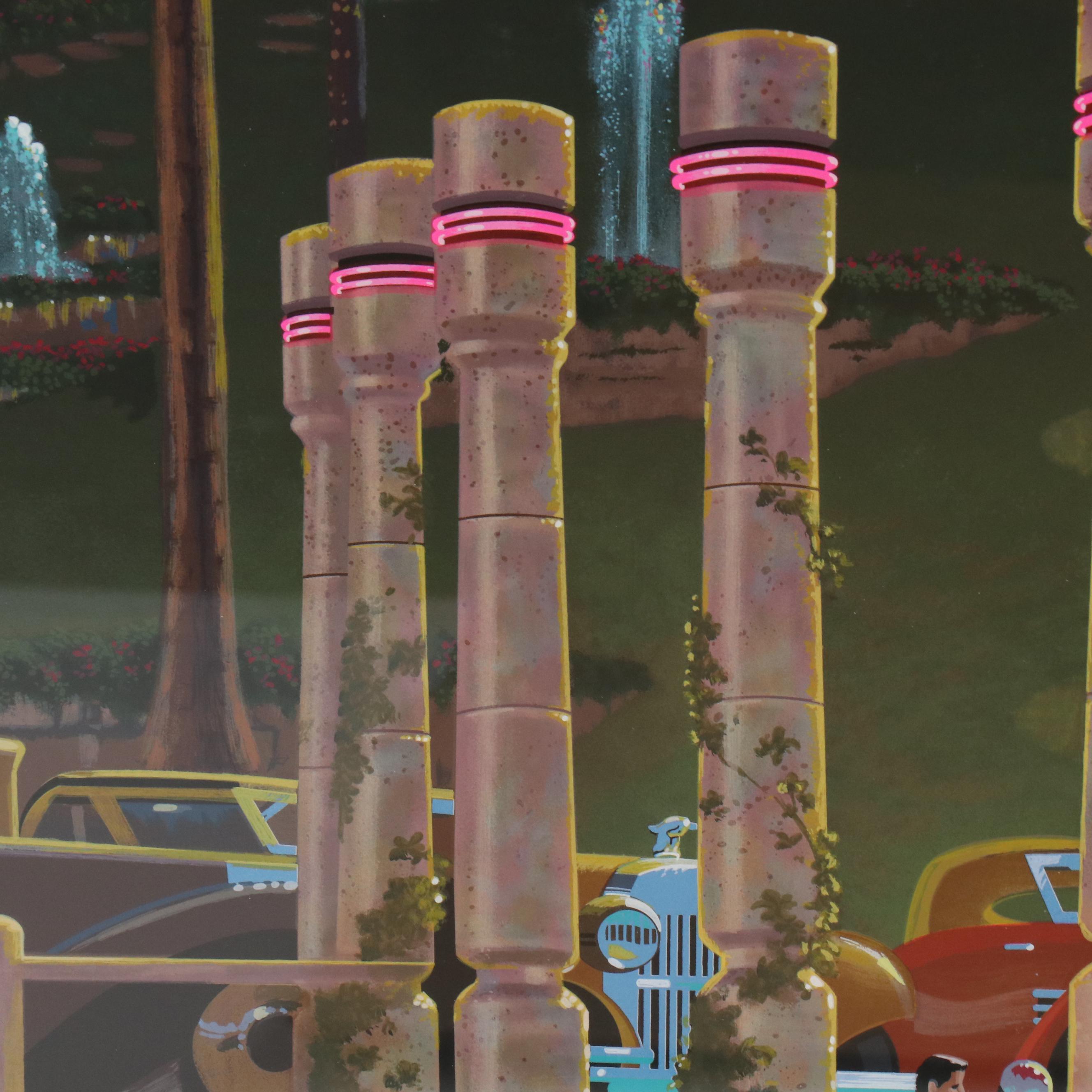 Michael Young Serigraph "Sunset Splash"