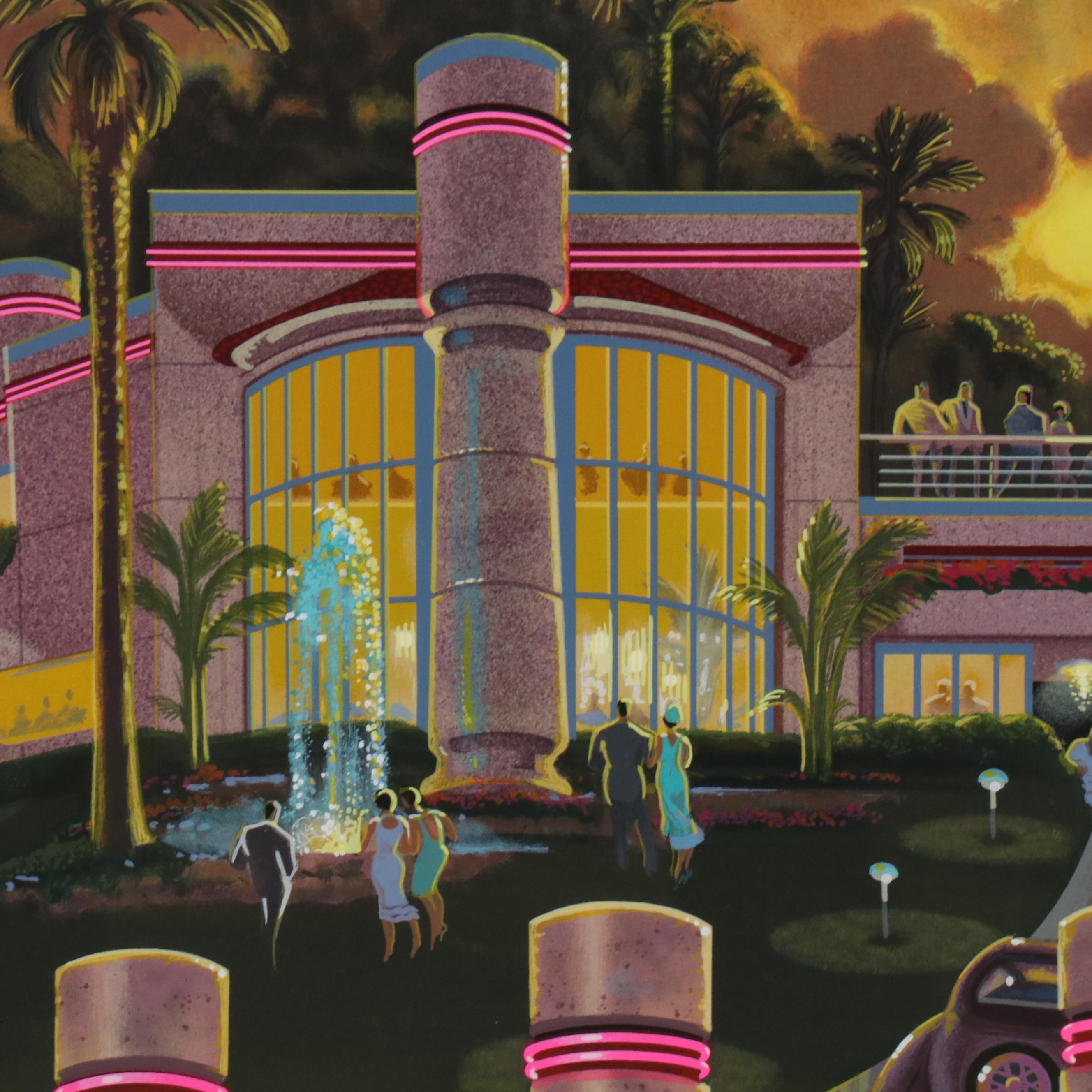 Michael Young Serigraph "Sunset Splash"