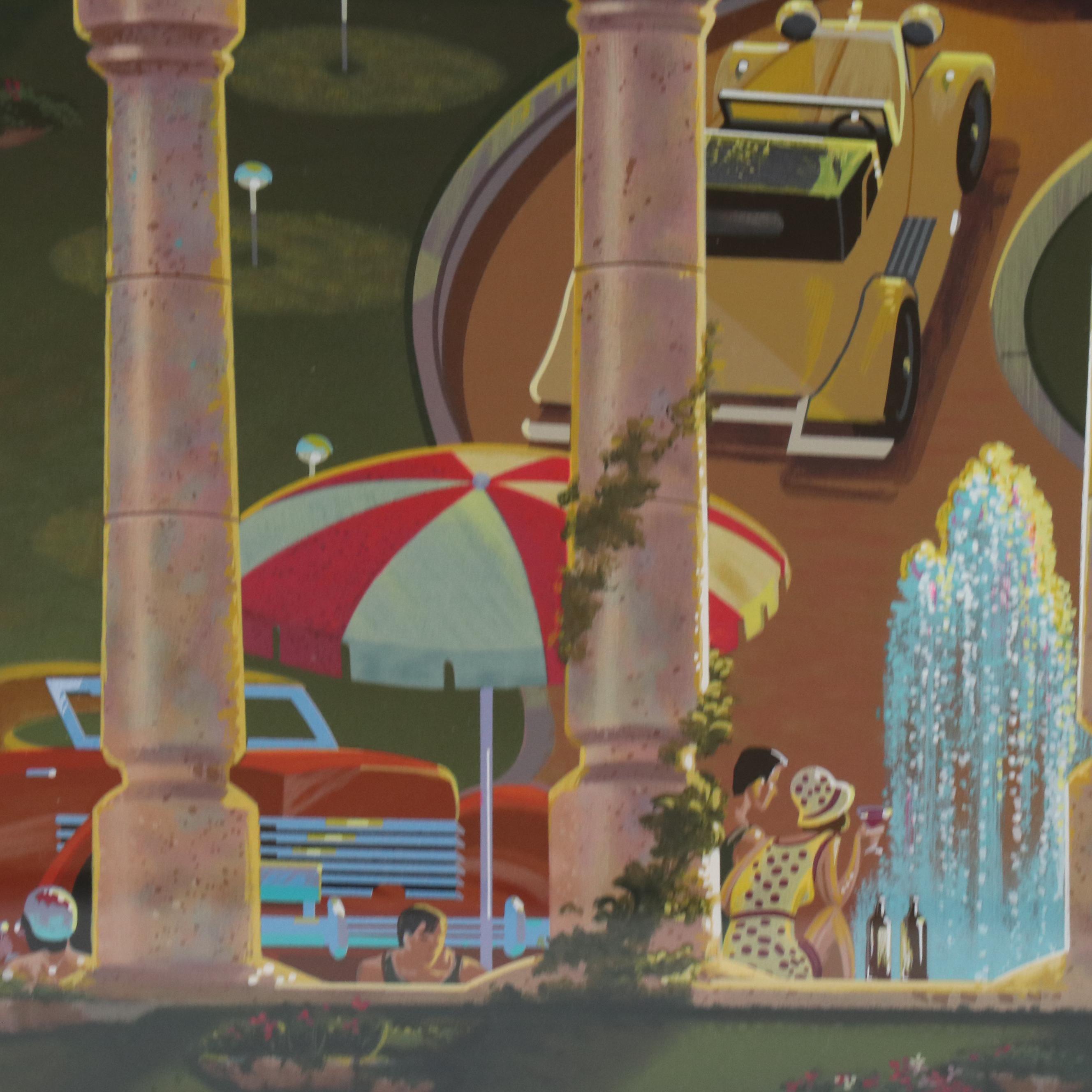 Michael Young Serigraph "Sunset Splash"