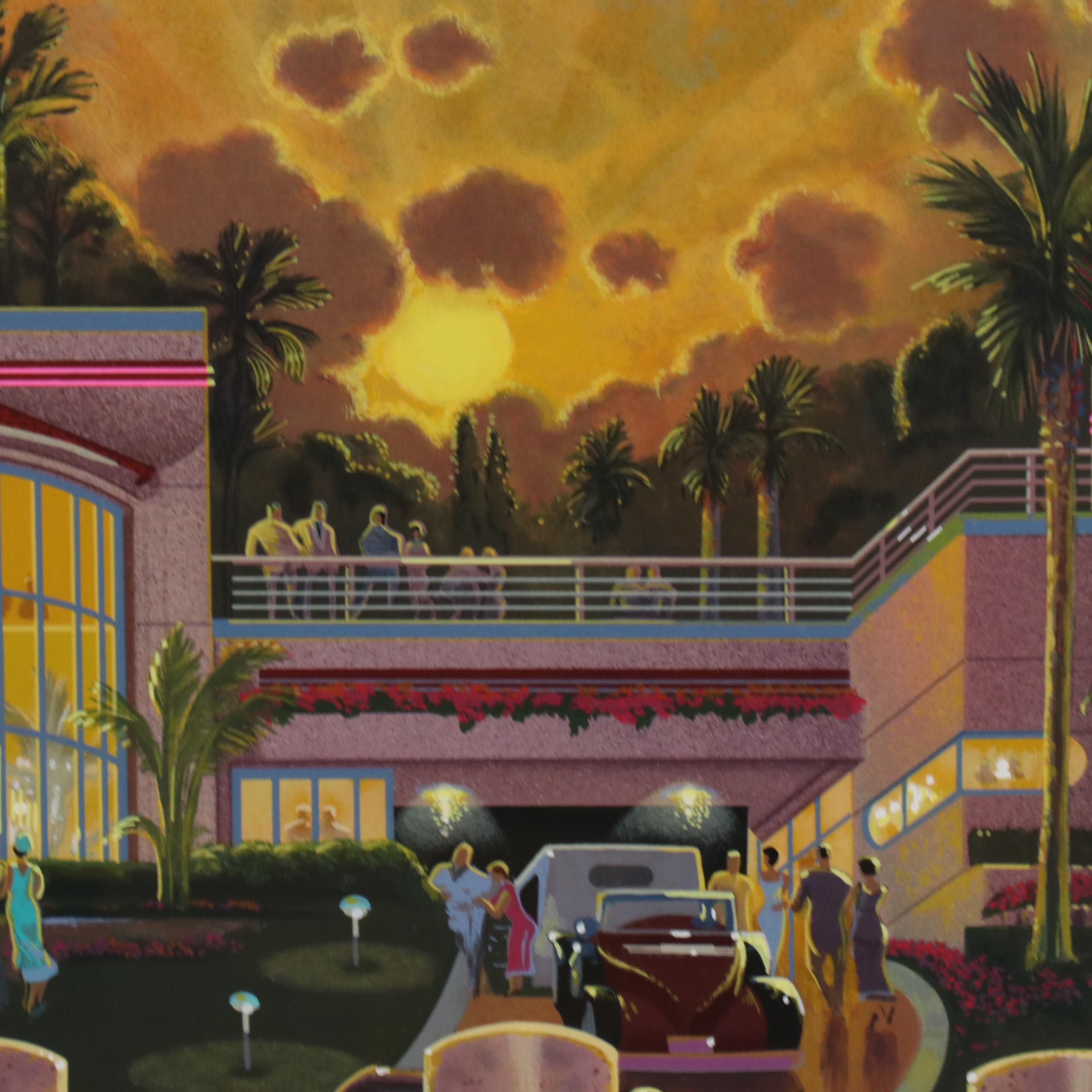 Michael Young Serigraph "Sunset Splash"