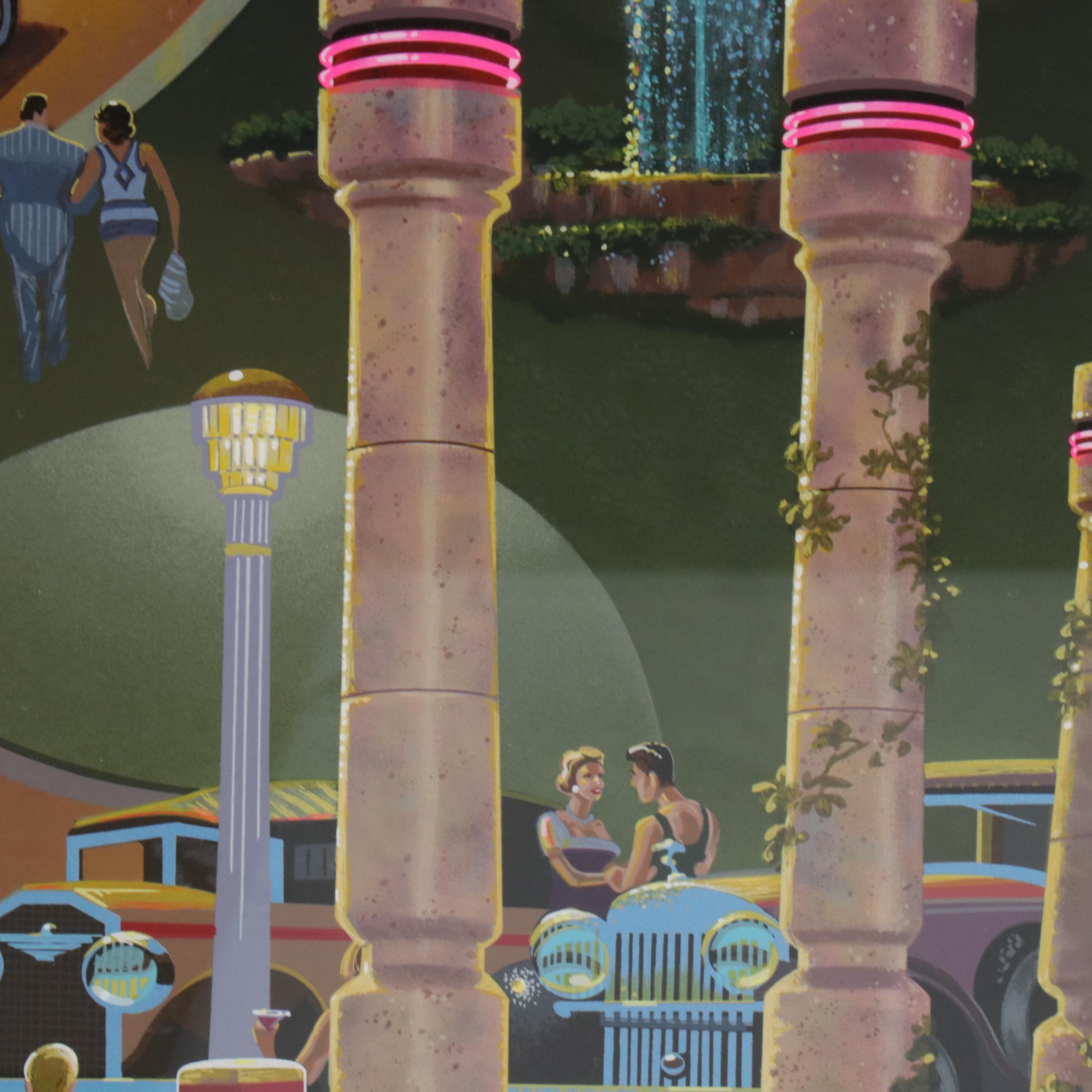 Michael Young Serigraph "Sunset Splash"