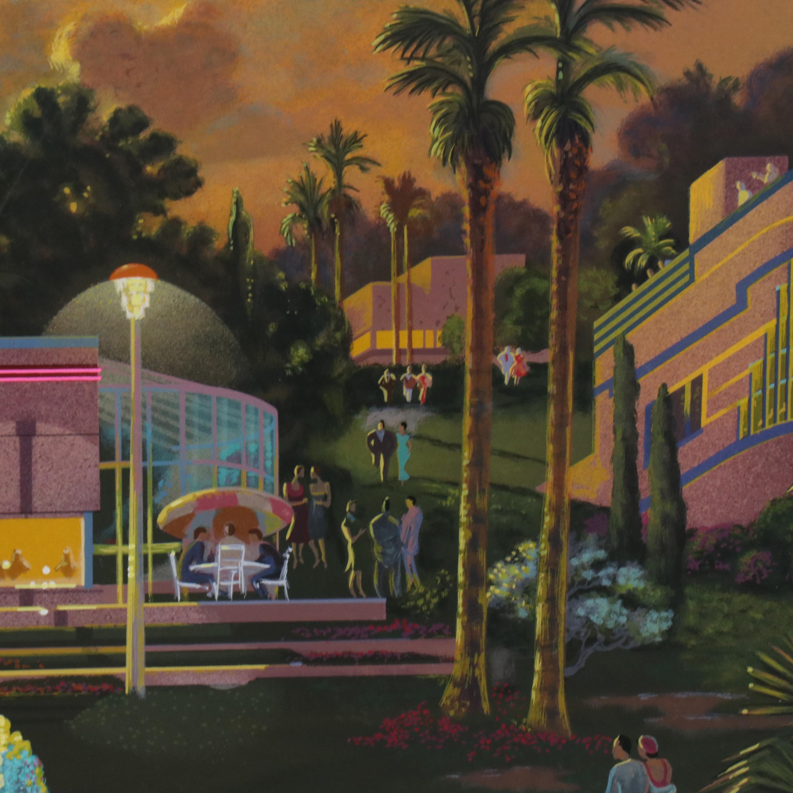 Michael Young Serigraph "Sunset Splash"