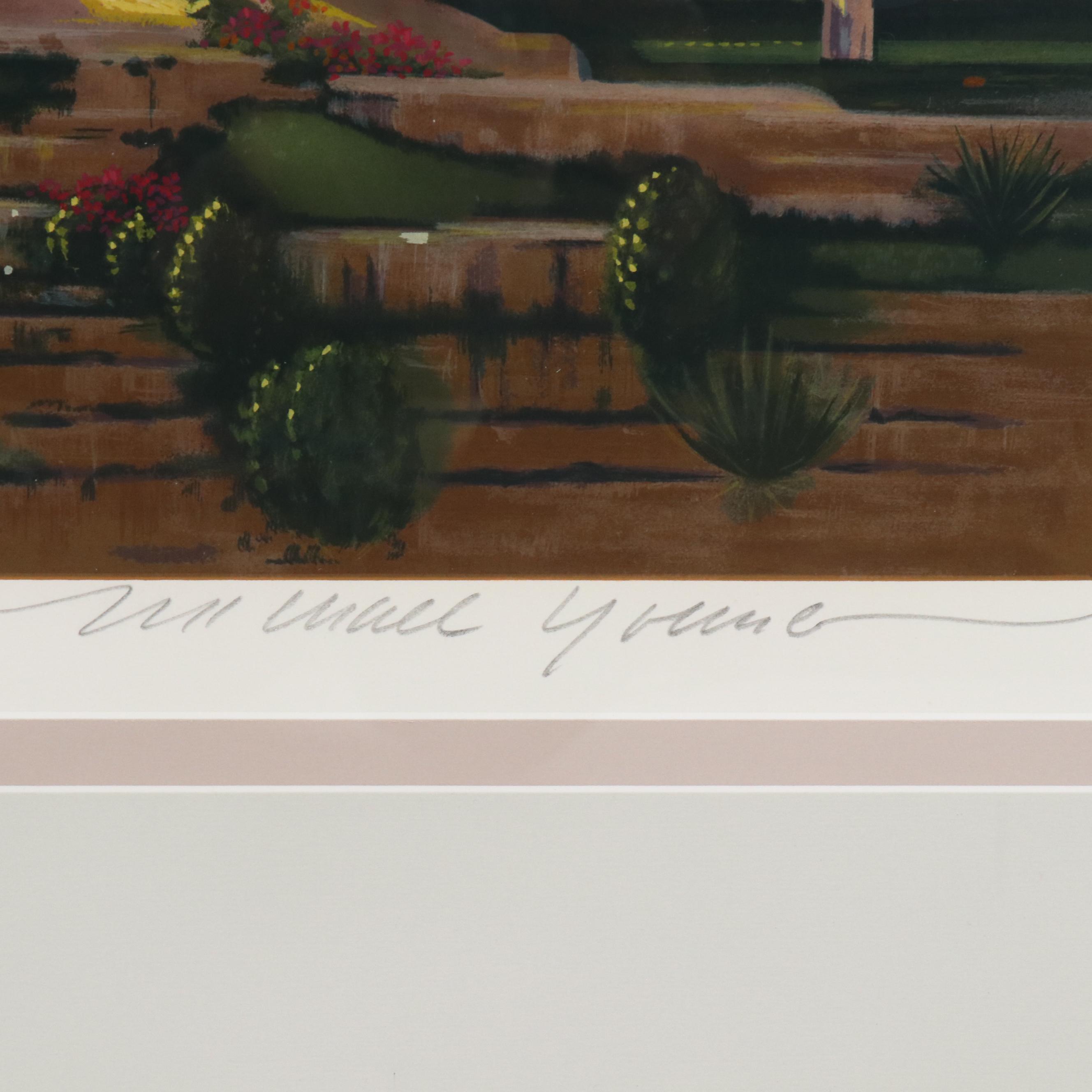 Michael Young Serigraph "Sunset Splash"