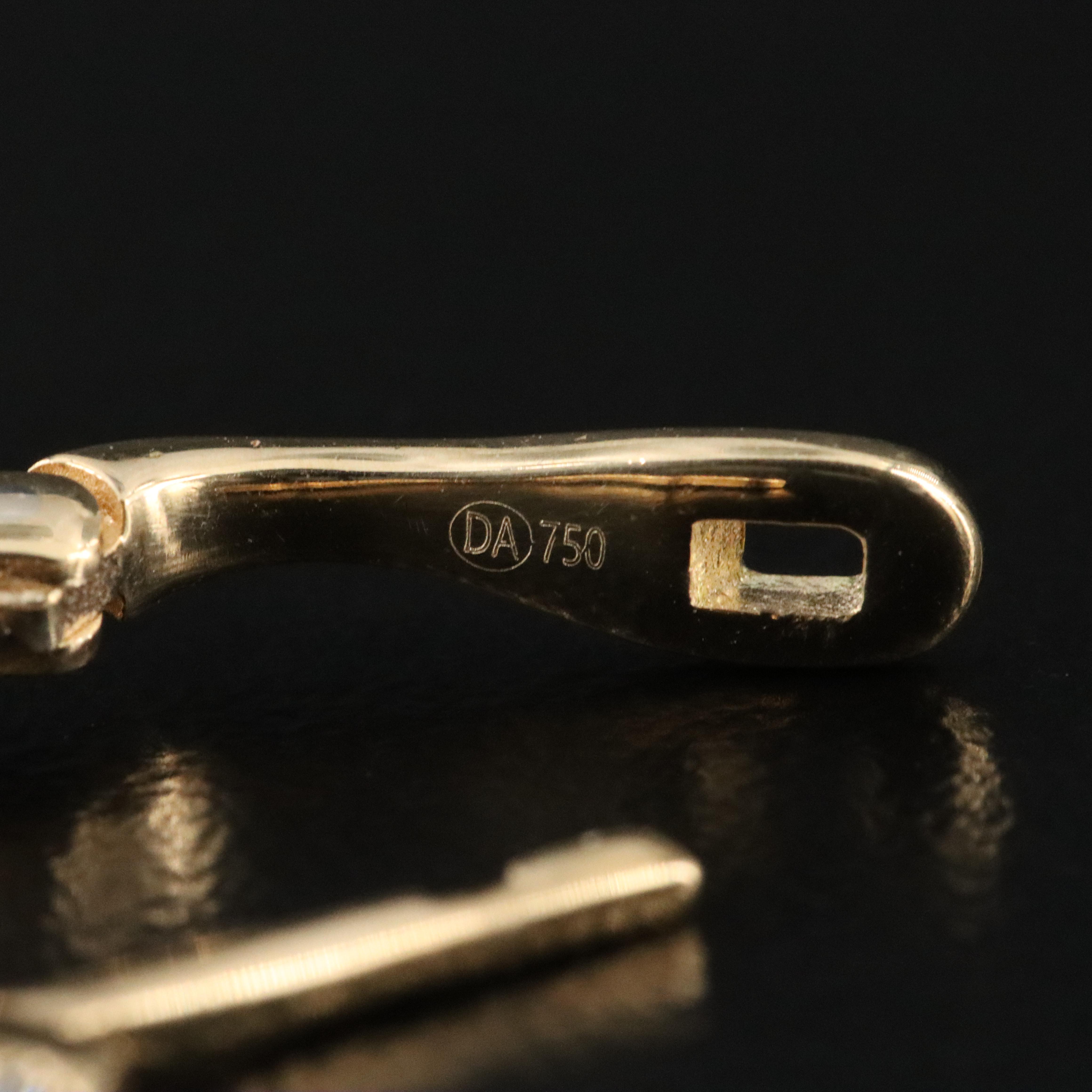 18K 2.64 CTW Diamond Earrings with Lab Grown Centers