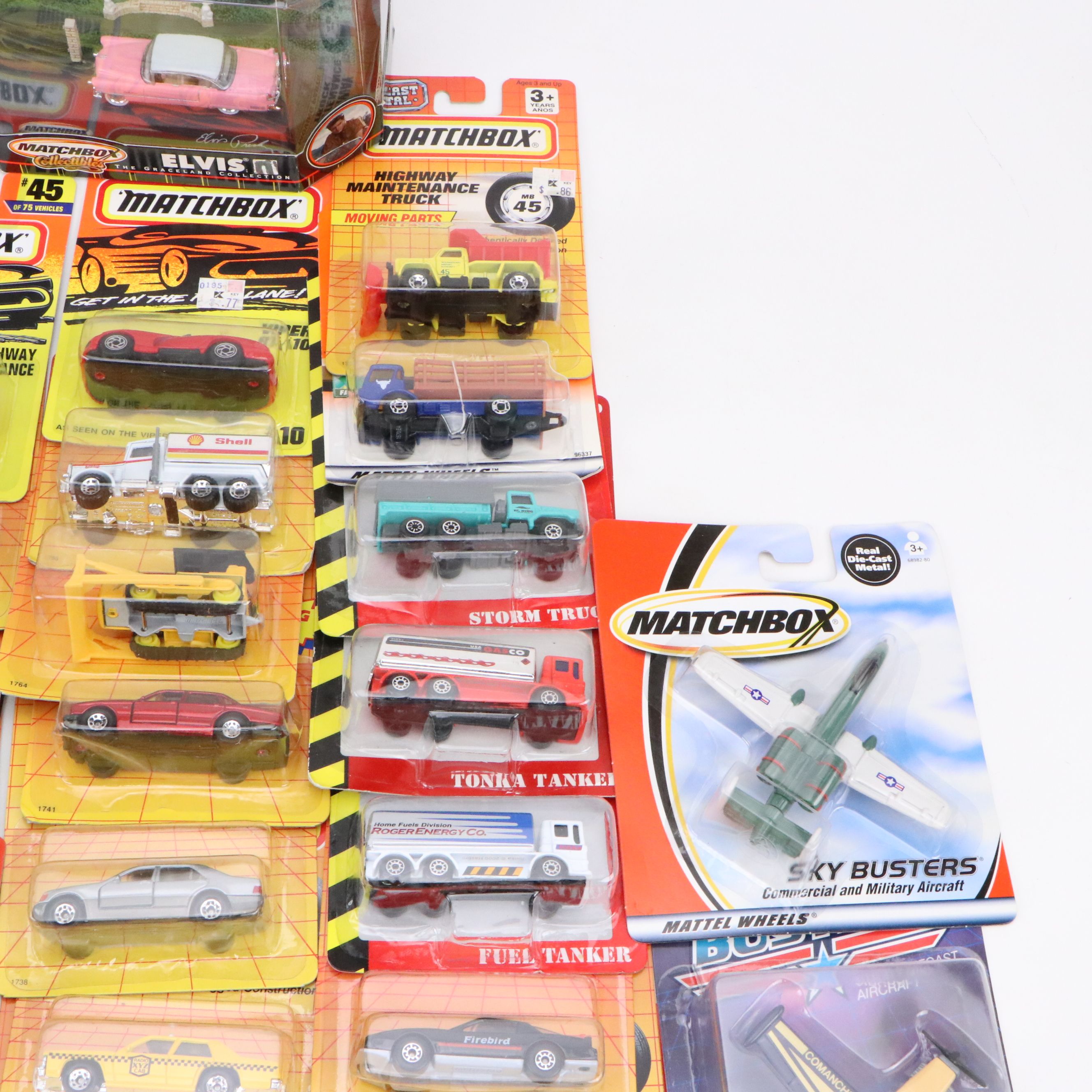 Matchbox "Camaro IROC-Z," "Piper Comanche" with More Toy Cars and Planes