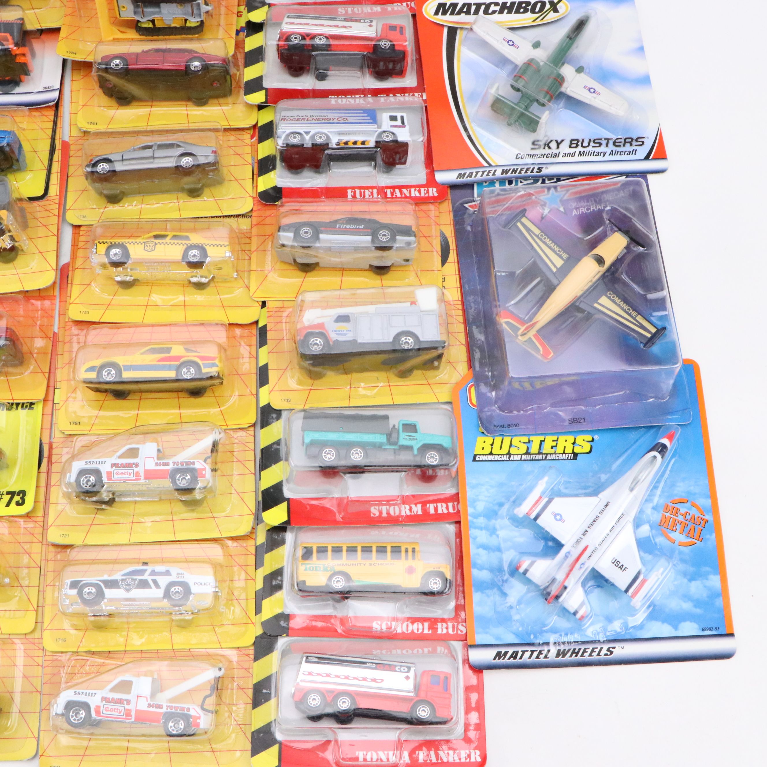 Matchbox "Camaro IROC-Z," "Piper Comanche" with More Toy Cars and Planes