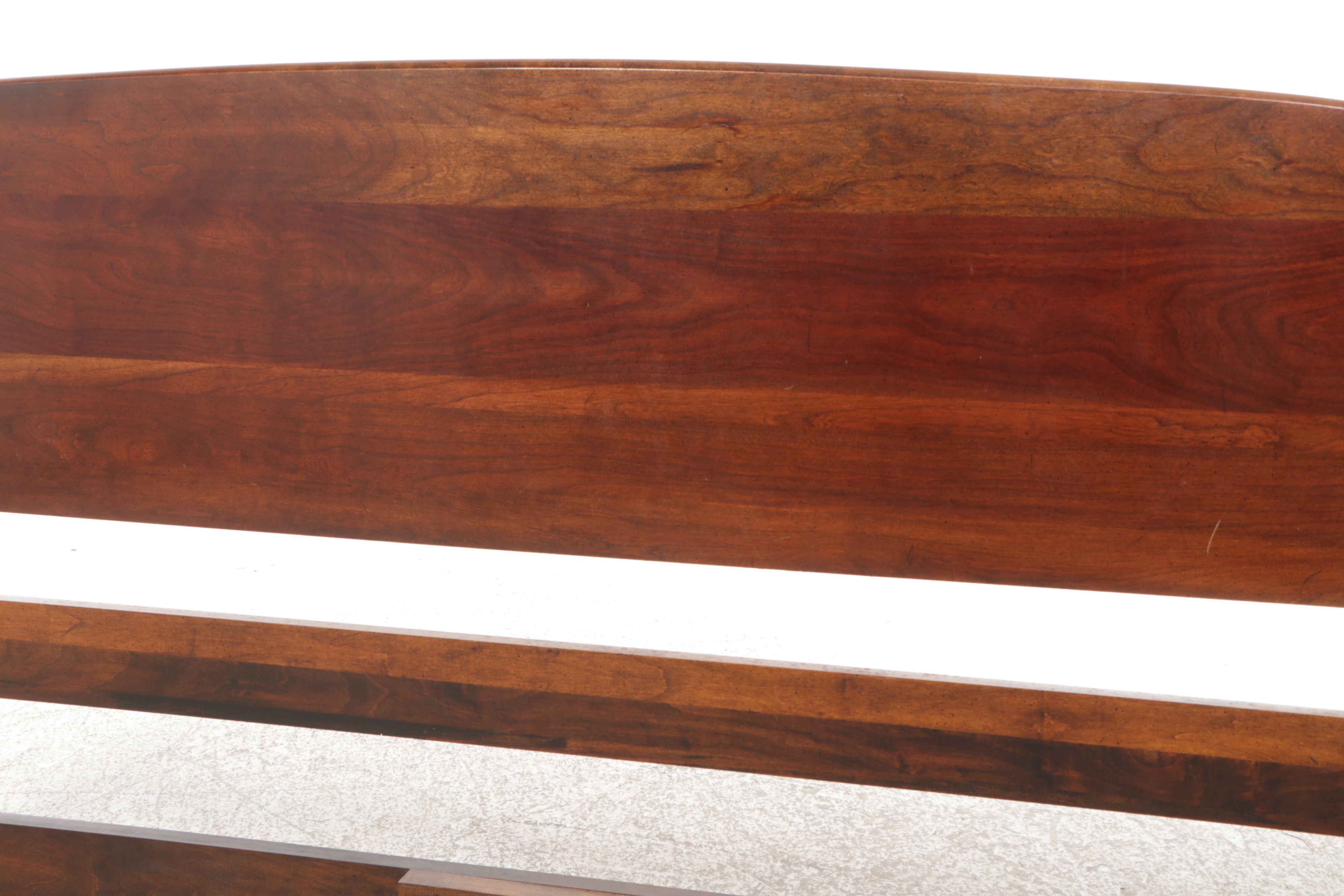 Federal Style Cherry King Size Headboard, Late 20th Century