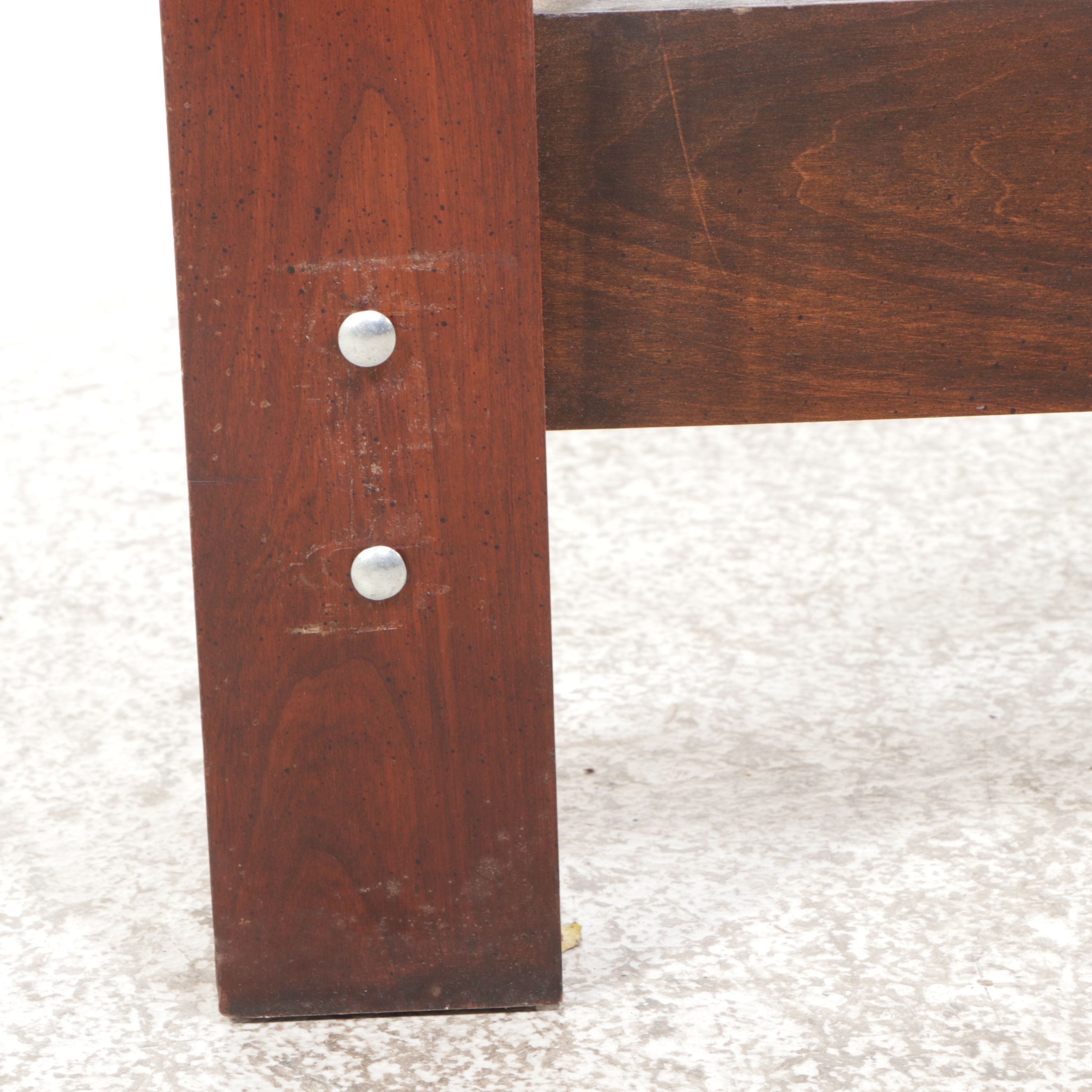 Federal Style Cherry King Size Headboard, Late 20th Century