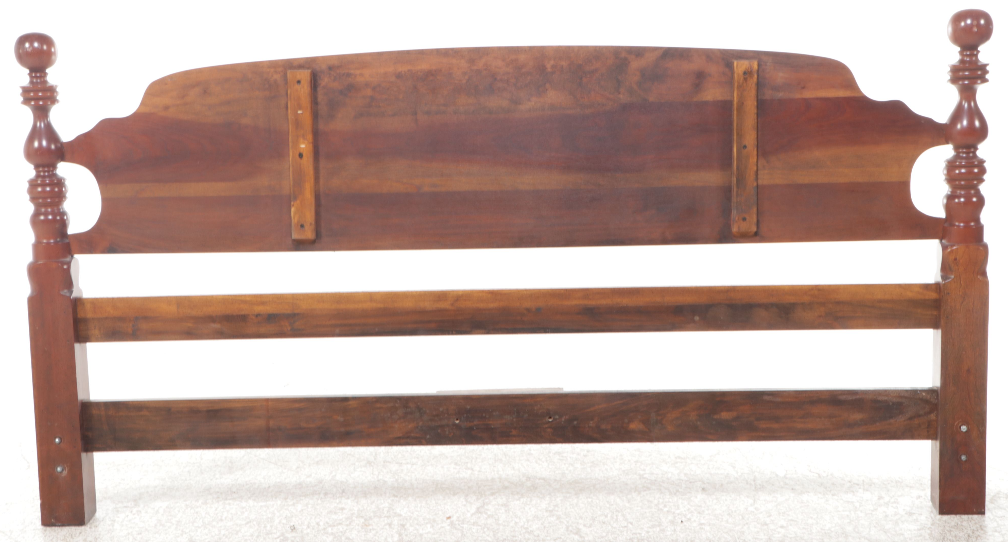 Federal Style Cherry King Size Headboard, Late 20th Century