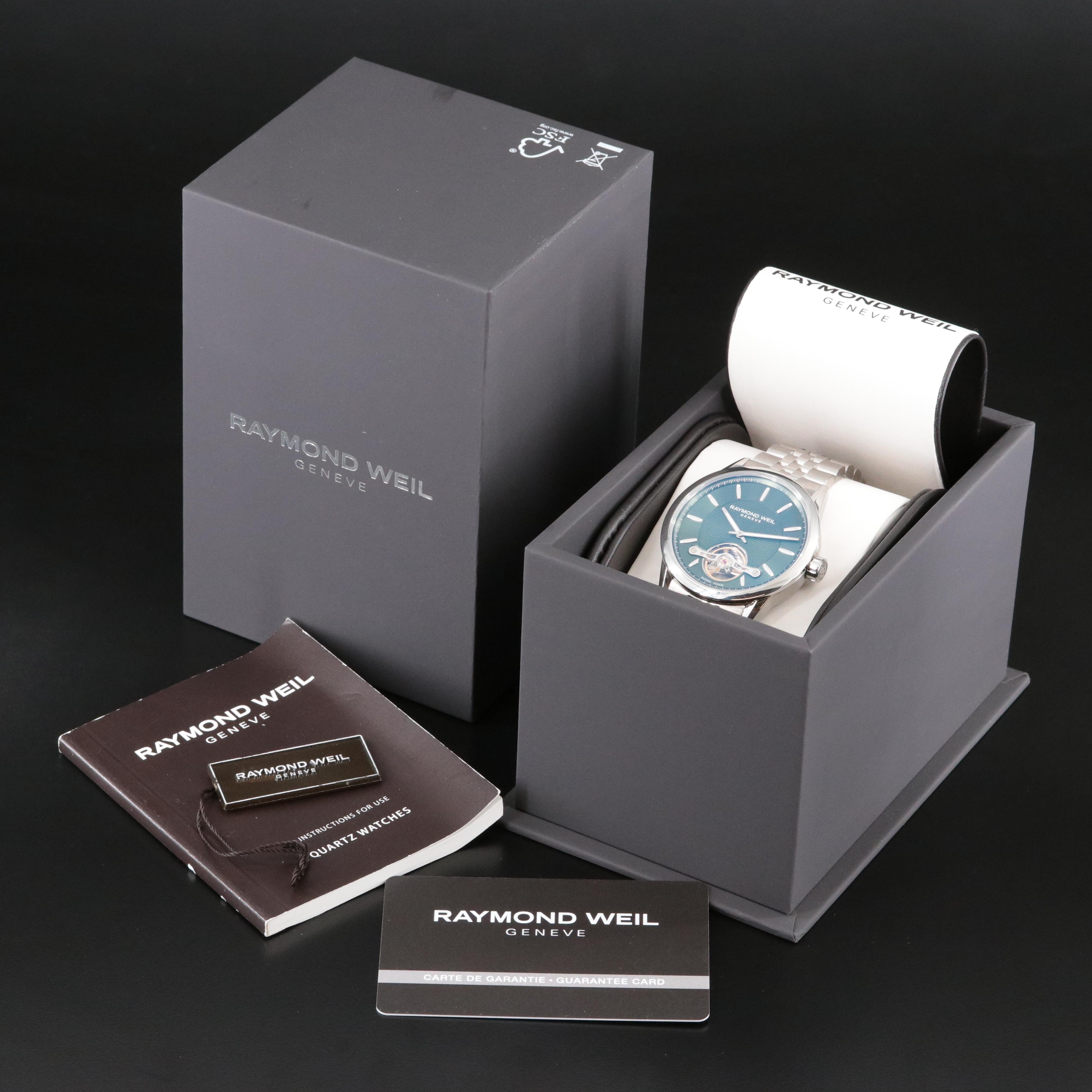 Raymond Weil Freelancer Open Heart Green 42.50 mm Automatic 2780 Watch