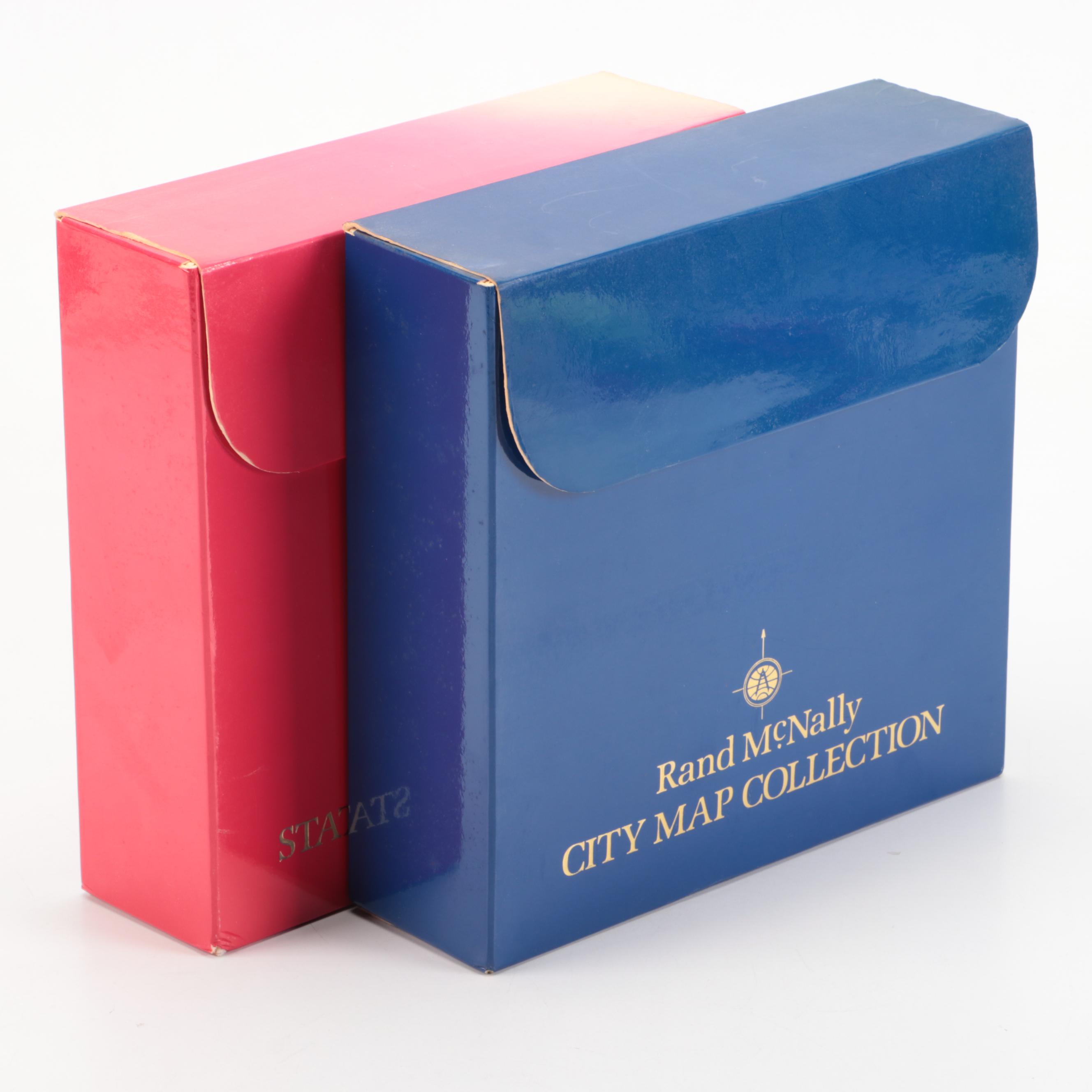 Rand McNally State and City Map Collection Box Sets, Late 20th Century