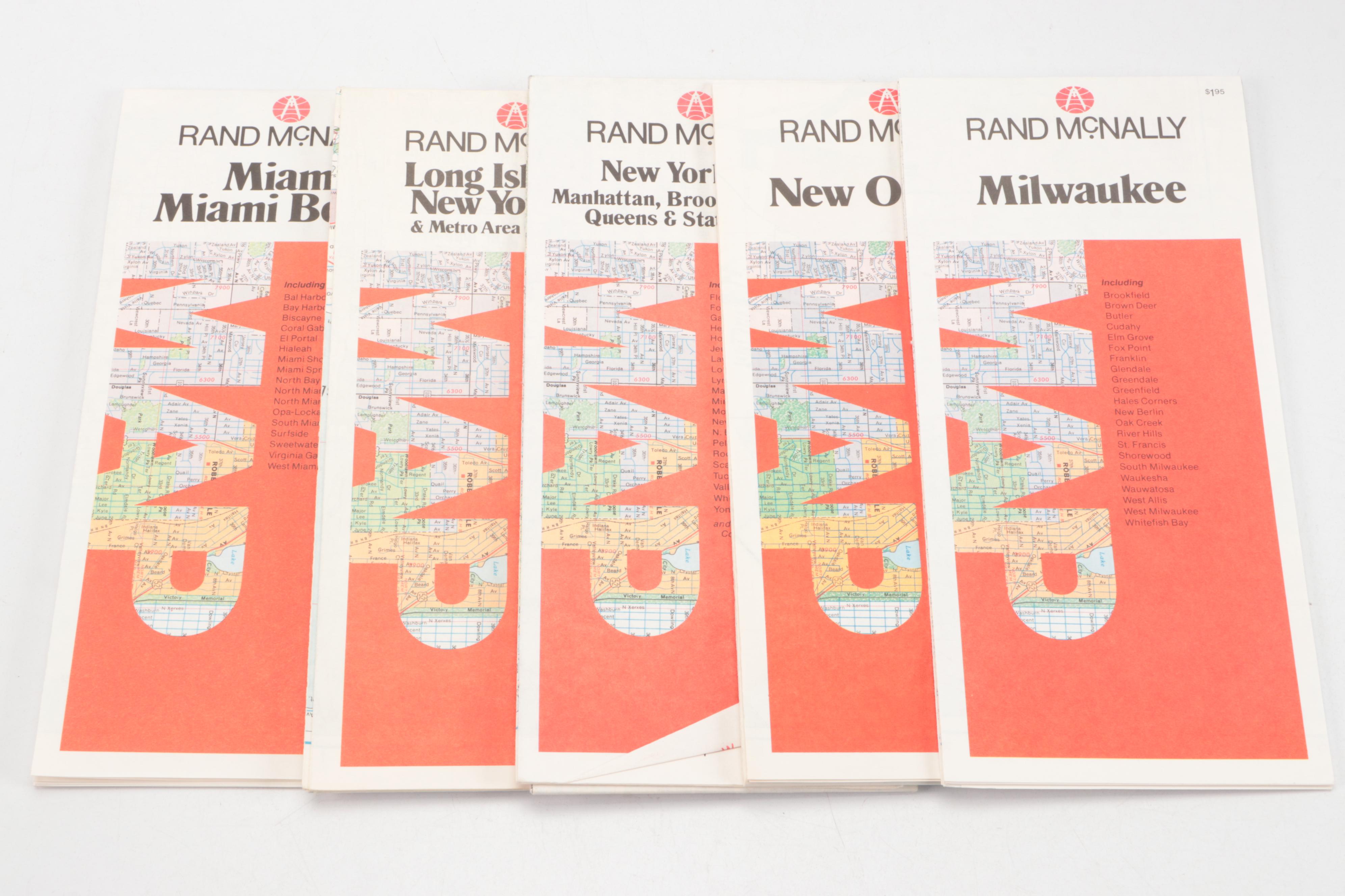 Rand McNally State and City Map Collection Box Sets, Late 20th Century