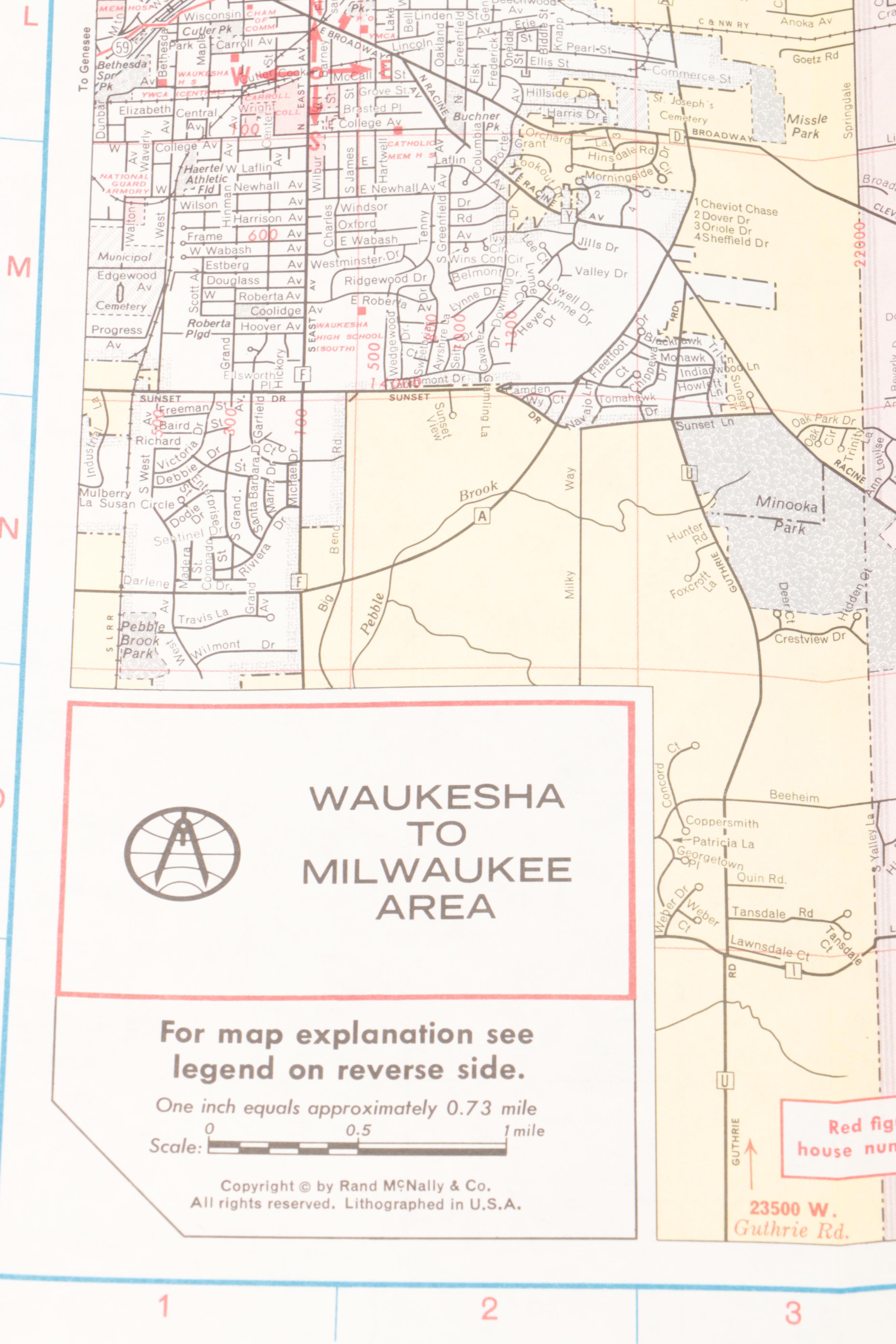 Rand McNally State and City Map Collection Box Sets, Late 20th Century
