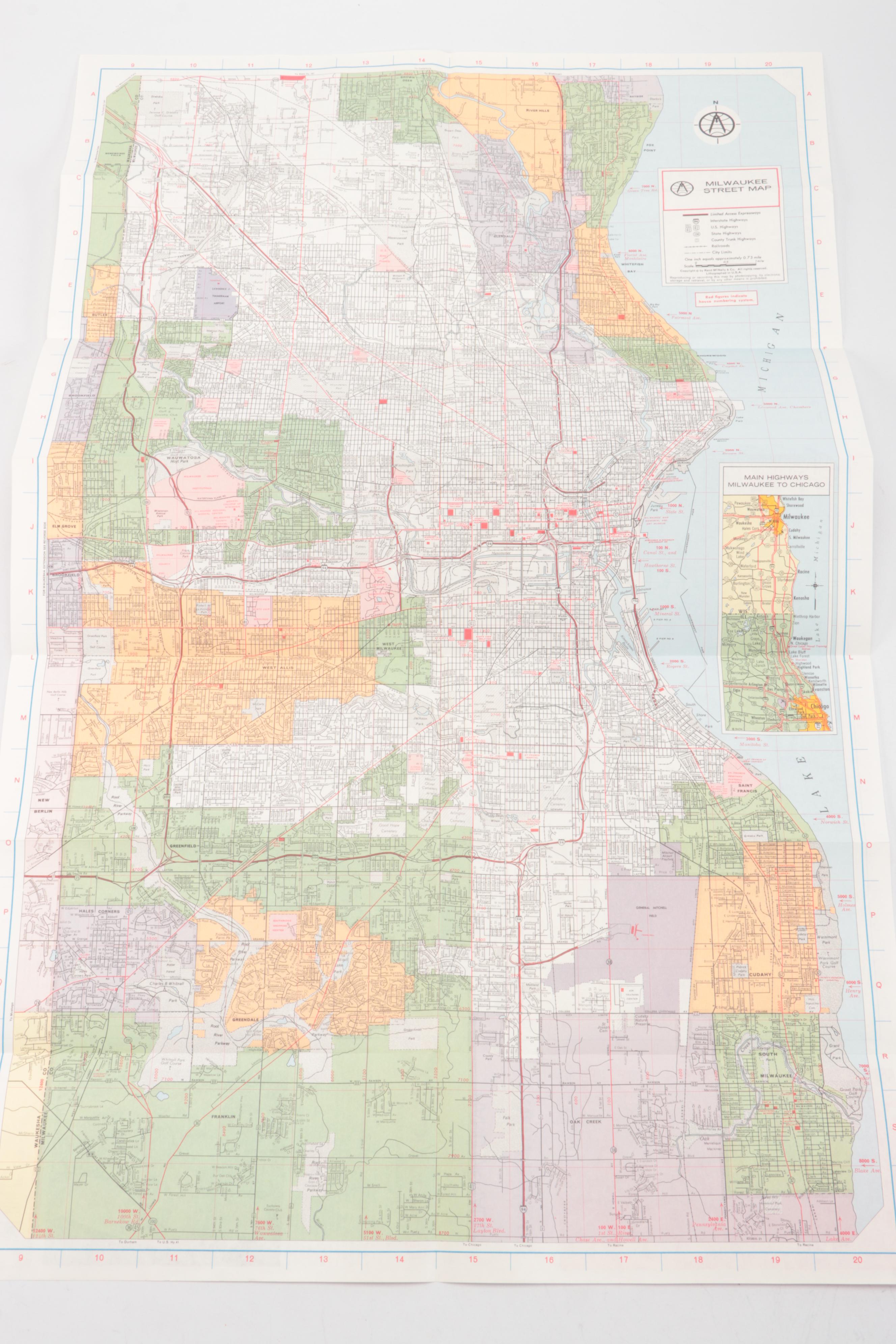 Rand McNally State and City Map Collection Box Sets, Late 20th Century