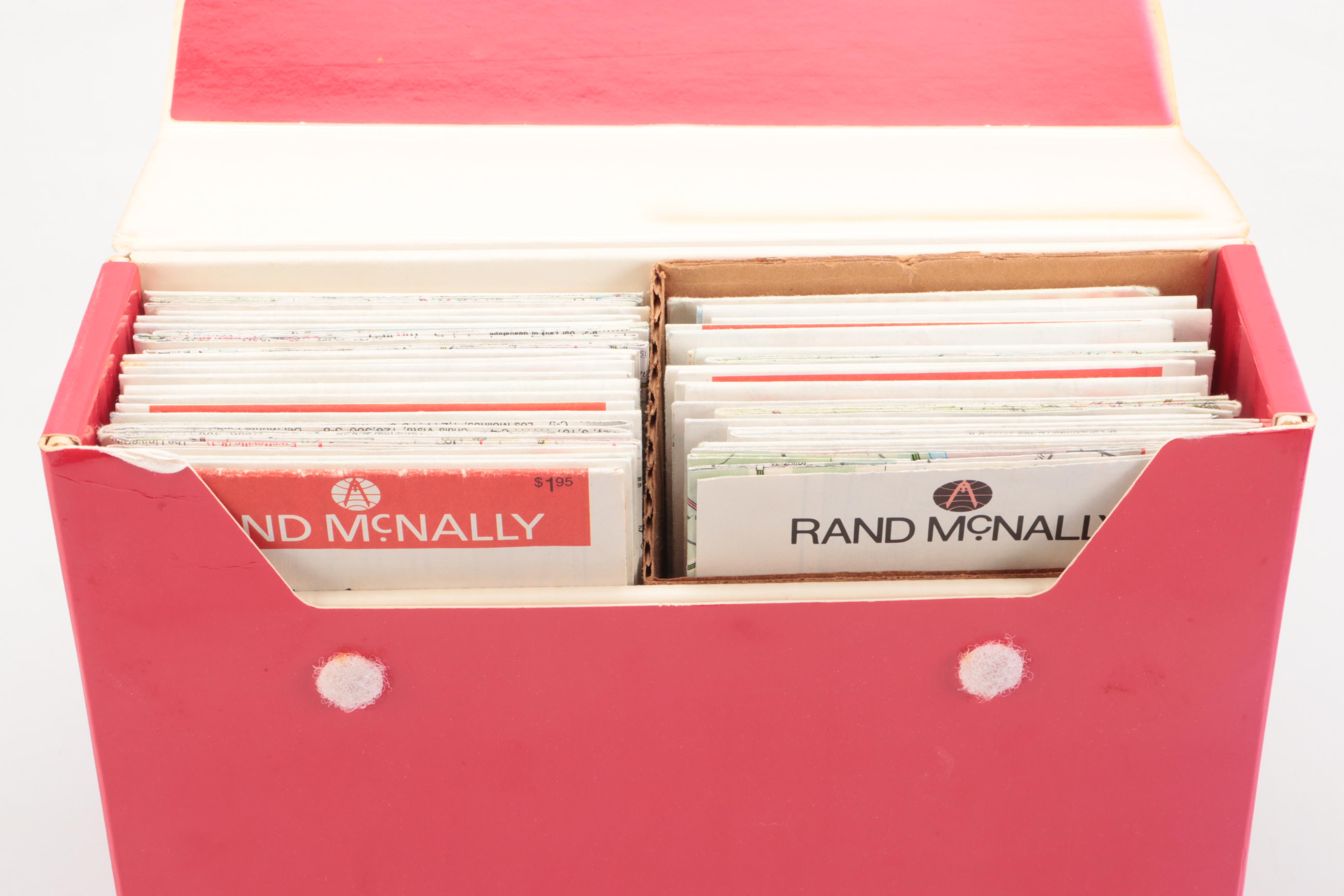 Rand McNally State and City Map Collection Box Sets, Late 20th Century