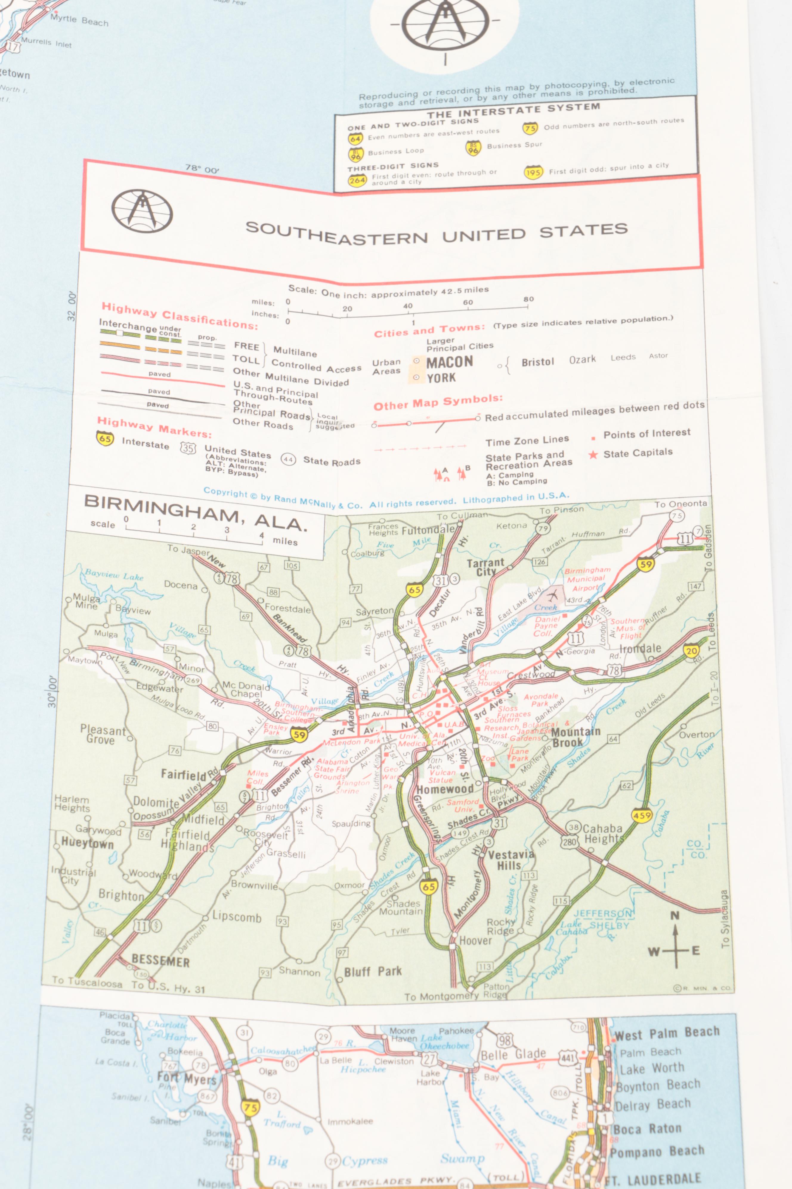 Rand McNally State and City Map Collection Box Sets, Late 20th Century