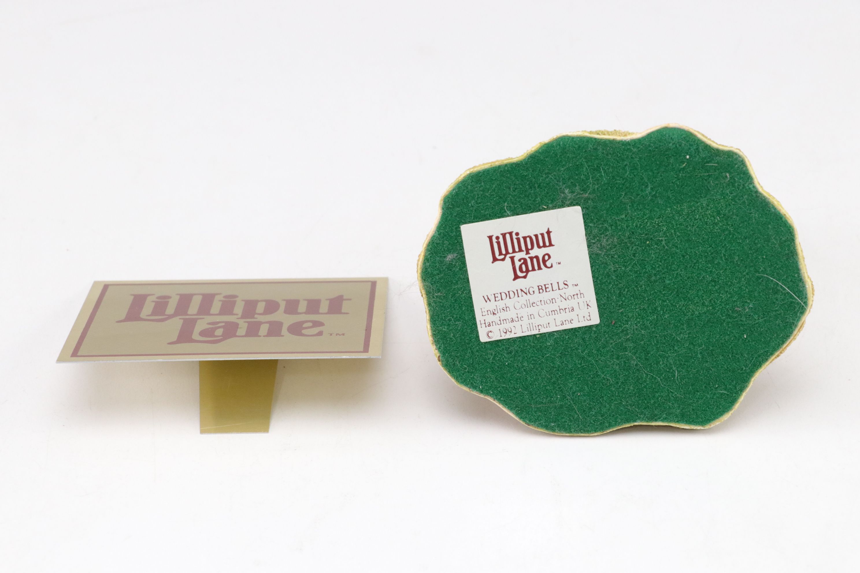 Lilliput Lane Buildings with "Village School" and "Pat Cohan's Bar"